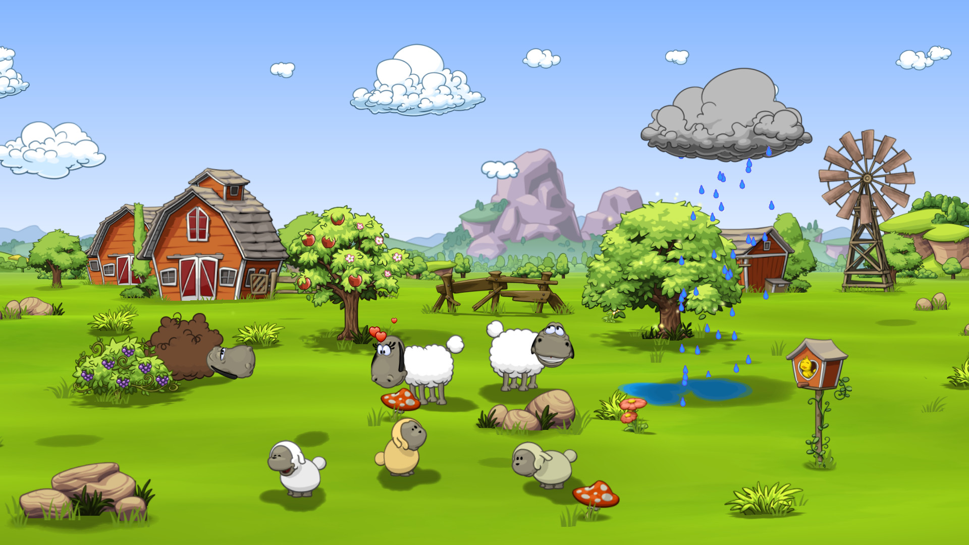 Изображение игры: Clouds & Sheep 2