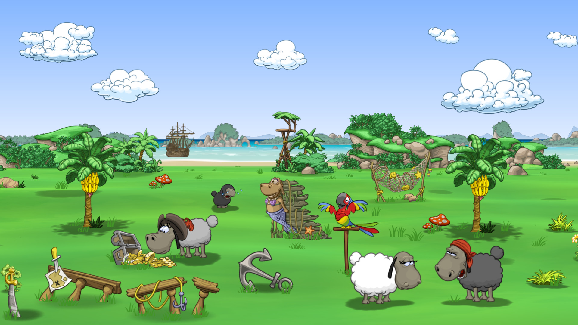 Изображение игры: Clouds & Sheep 2