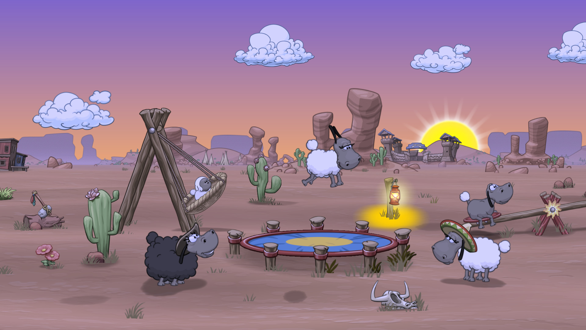 Изображение игры: Clouds & Sheep 2