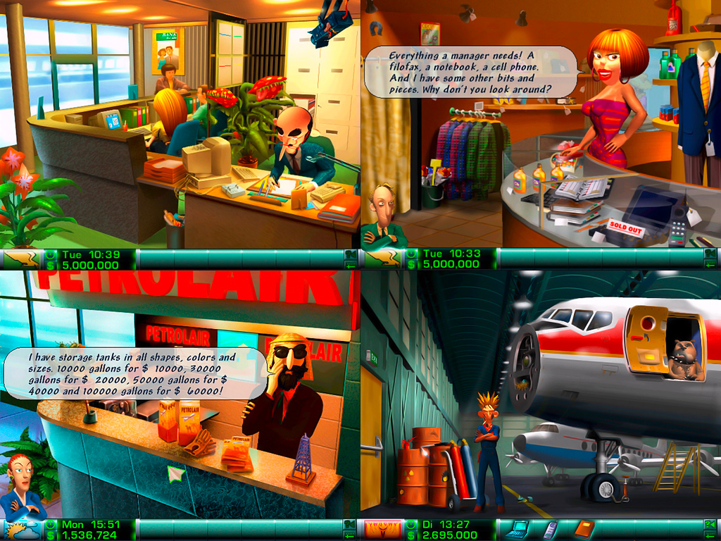 Изображение игры: Airline Tycoon Deluxe