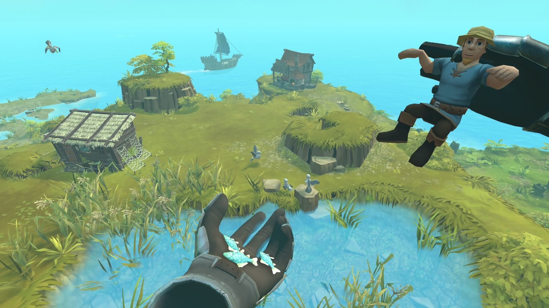 Изображение игры: Townsmen VR