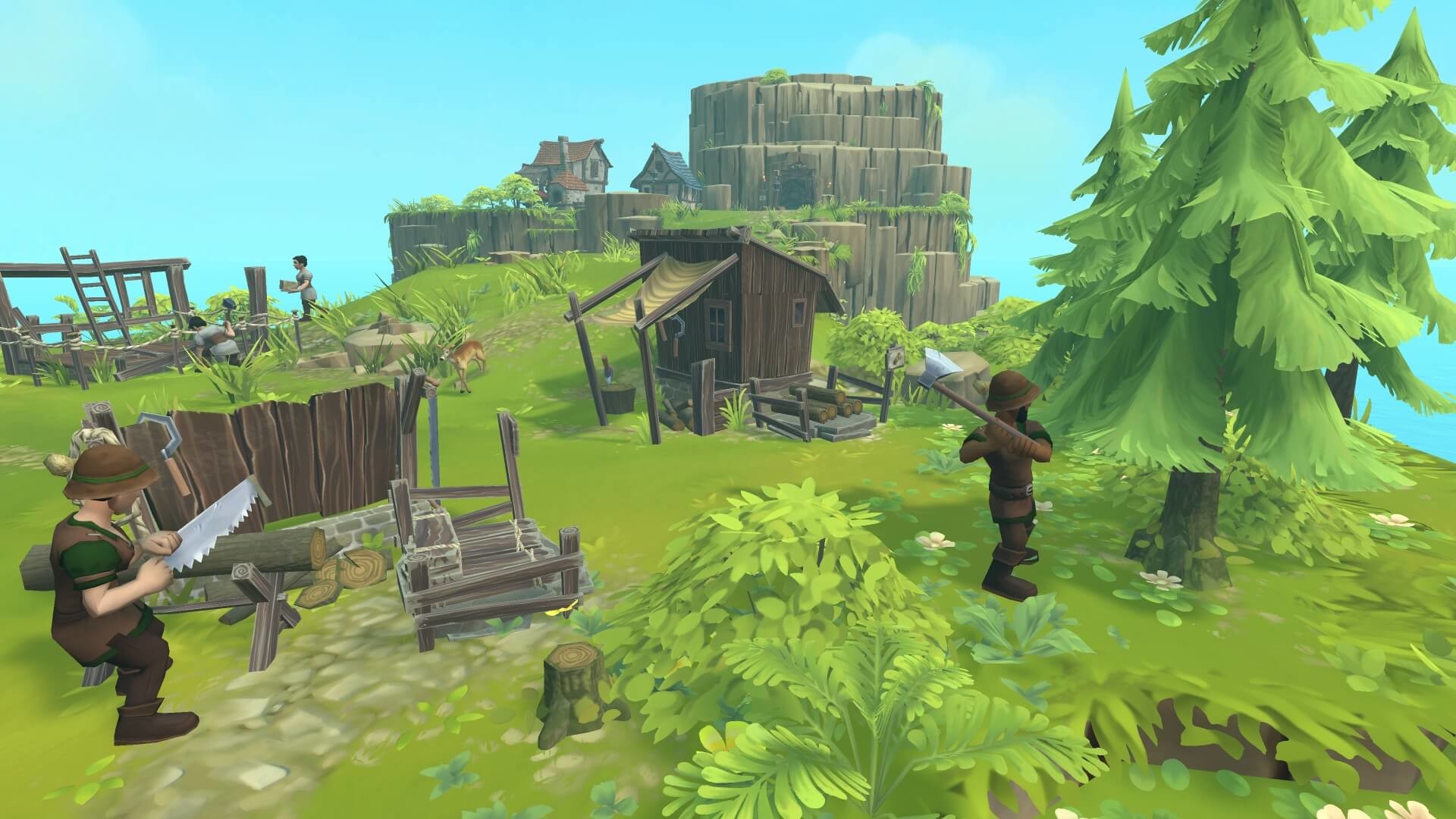 Изображение игры: Townsmen VR