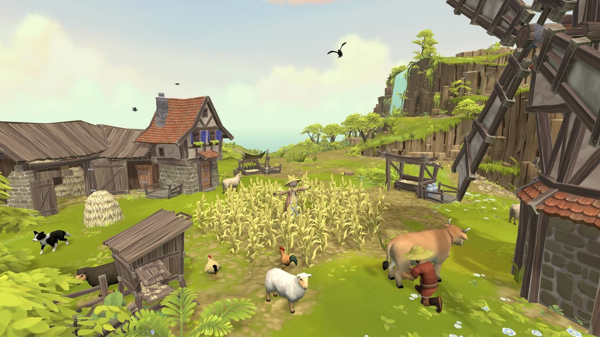 Изображение игры: Townsmen VR