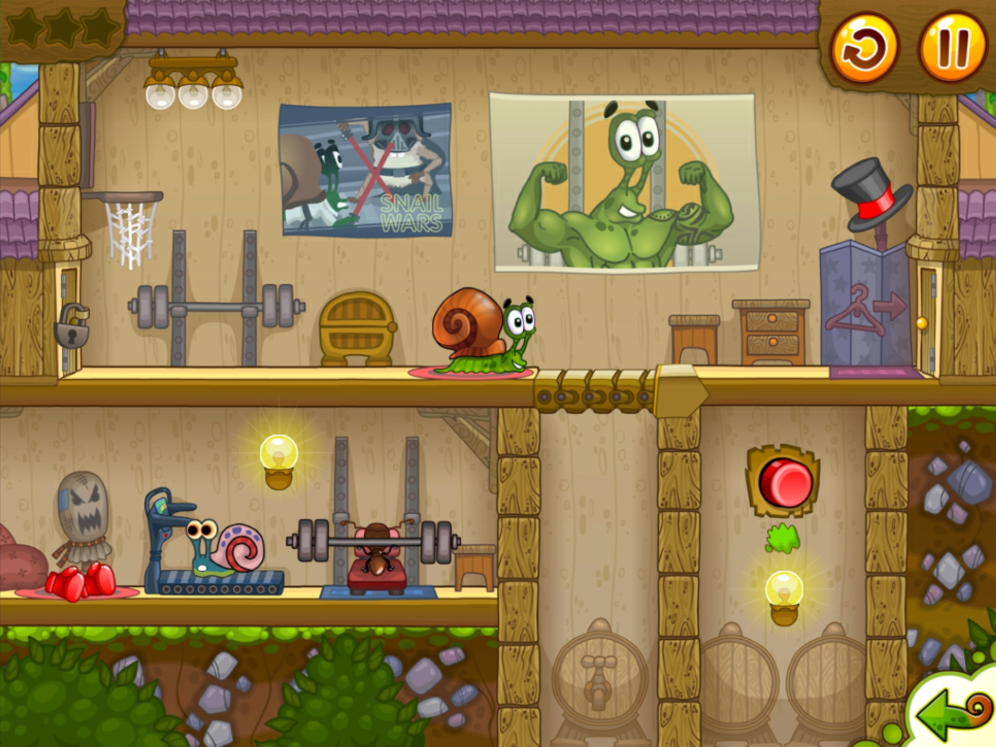 Изображение игры: Snail Bob 2