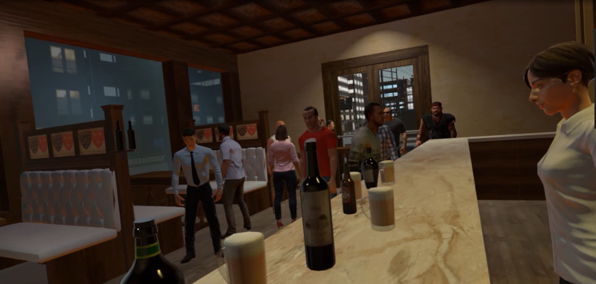 Изображение игры: Drunkn Bar Fight