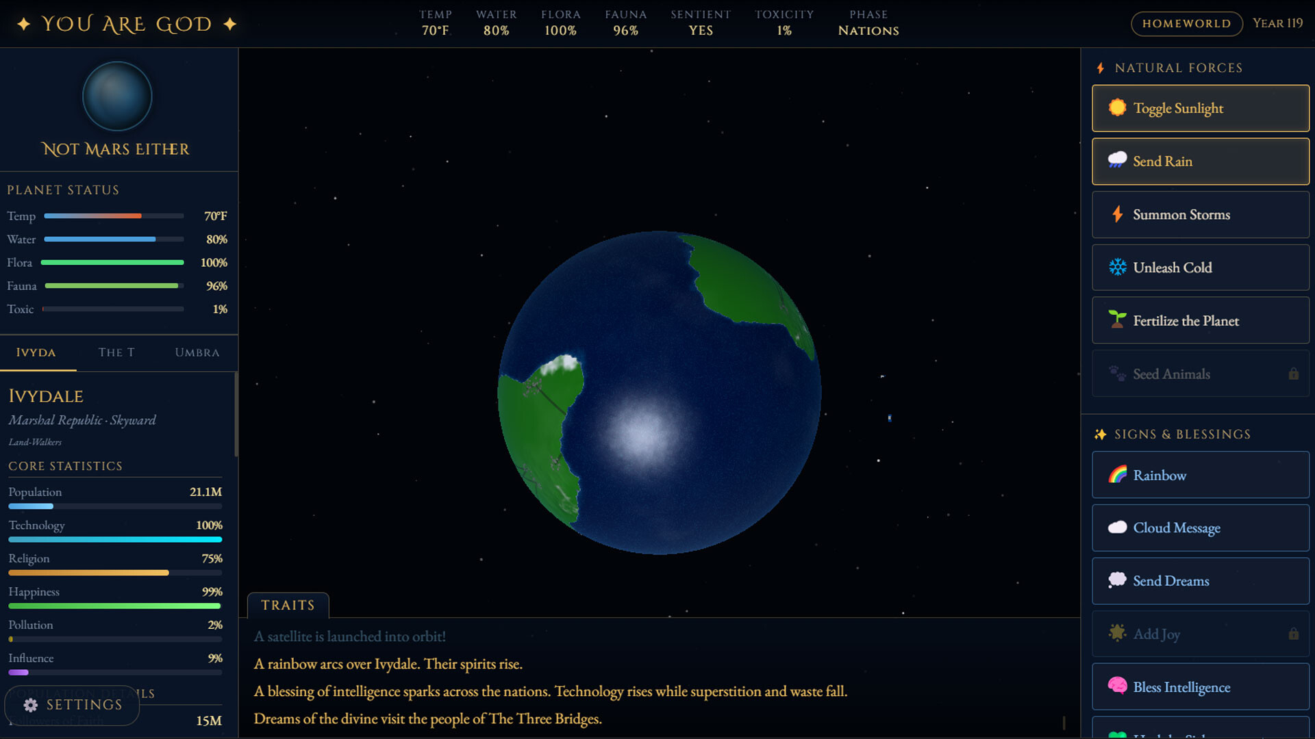Изображение игры: You Are God
