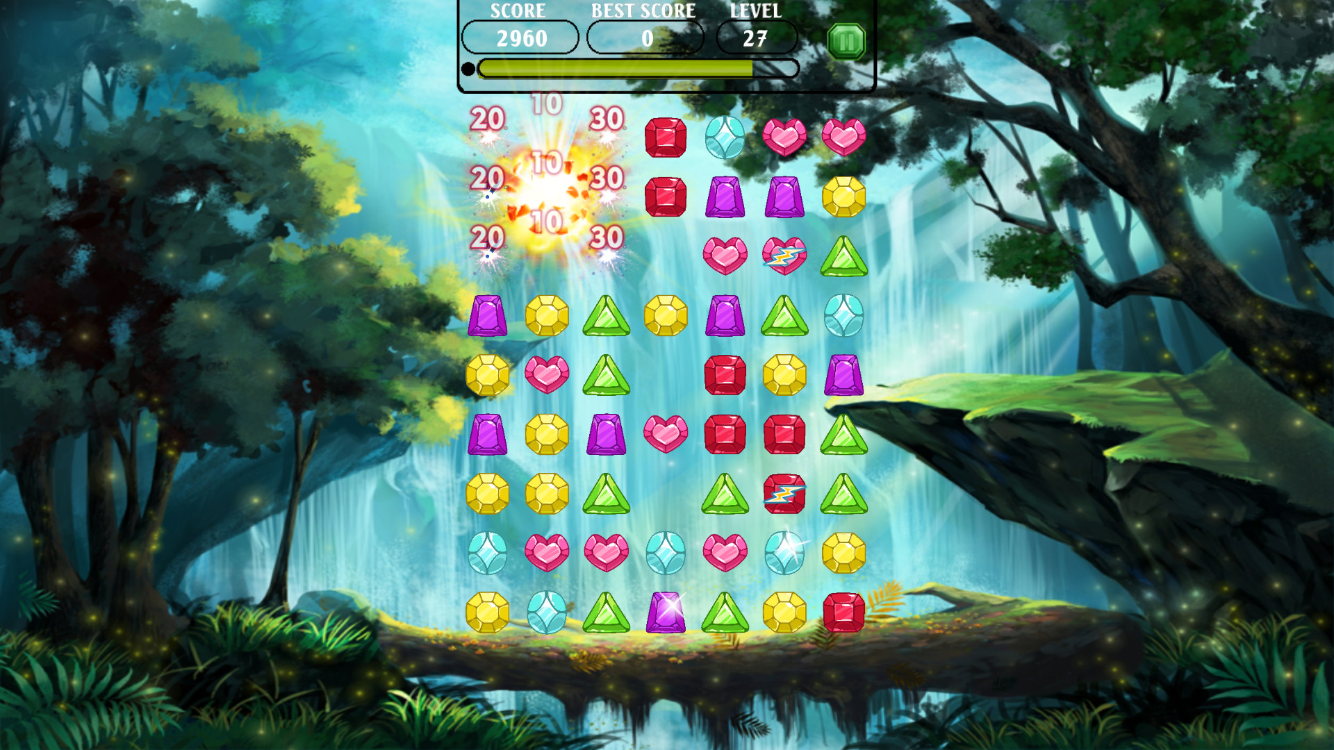 Изображение игры: Jewels of the Mysterious Woodland