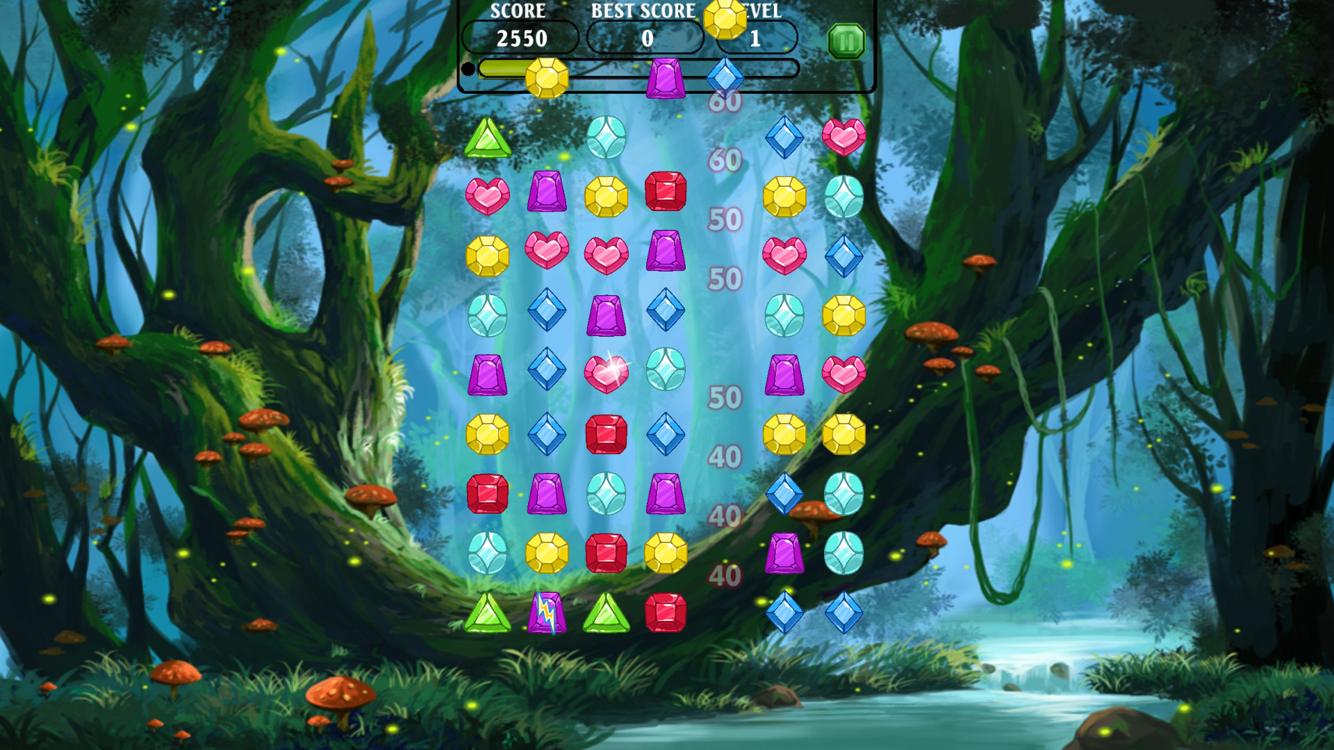 Изображение игры: Jewels of the Mysterious Woodland