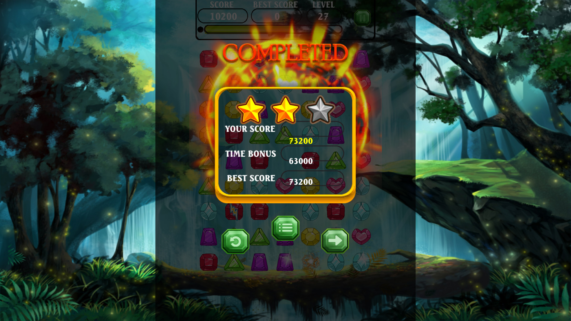 Изображение игры: Jewels of the Mysterious Woodland