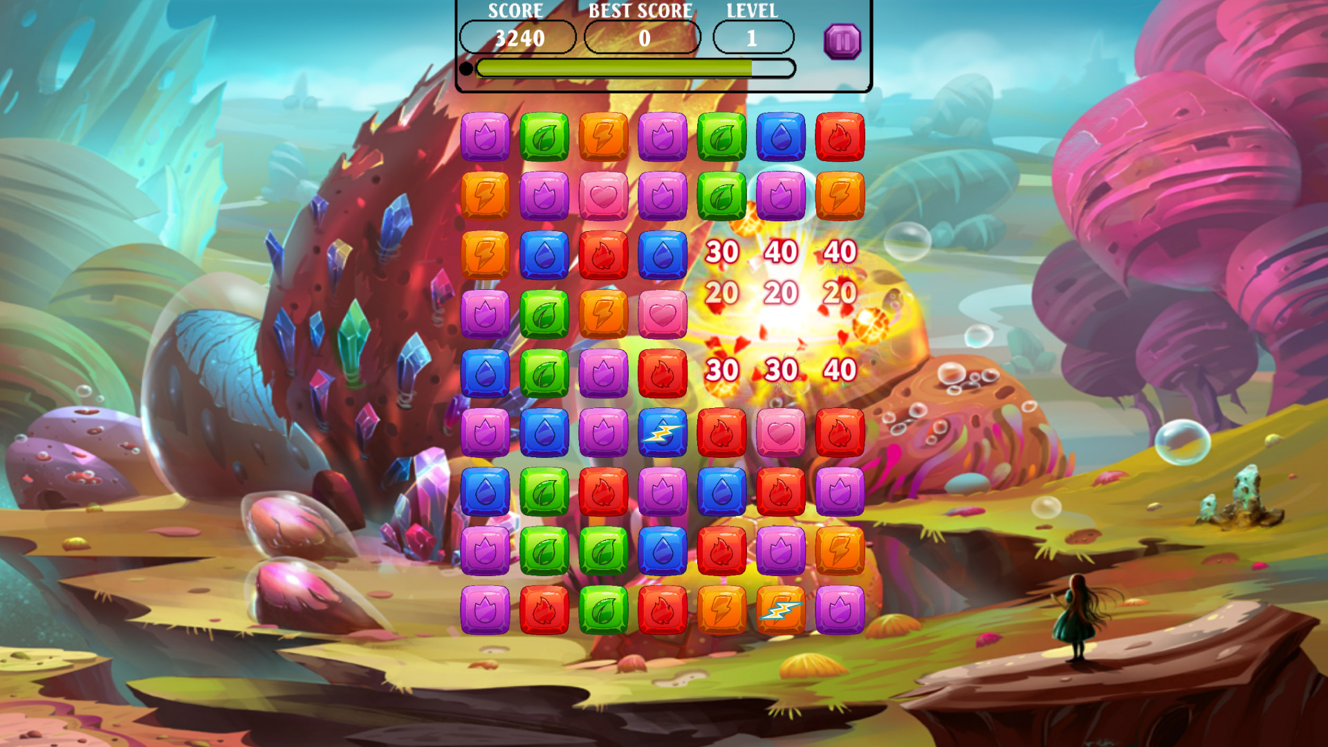 Изображение игры: The Flying Turtle Jewel Quest