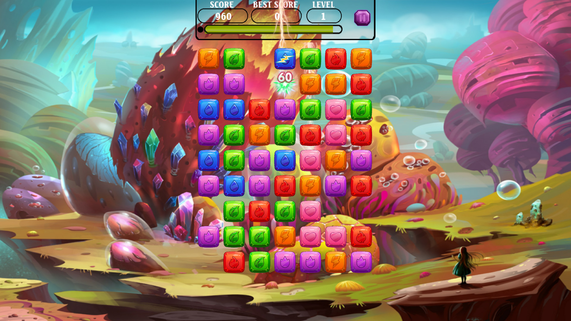 Изображение игры: The Flying Turtle Jewel Quest