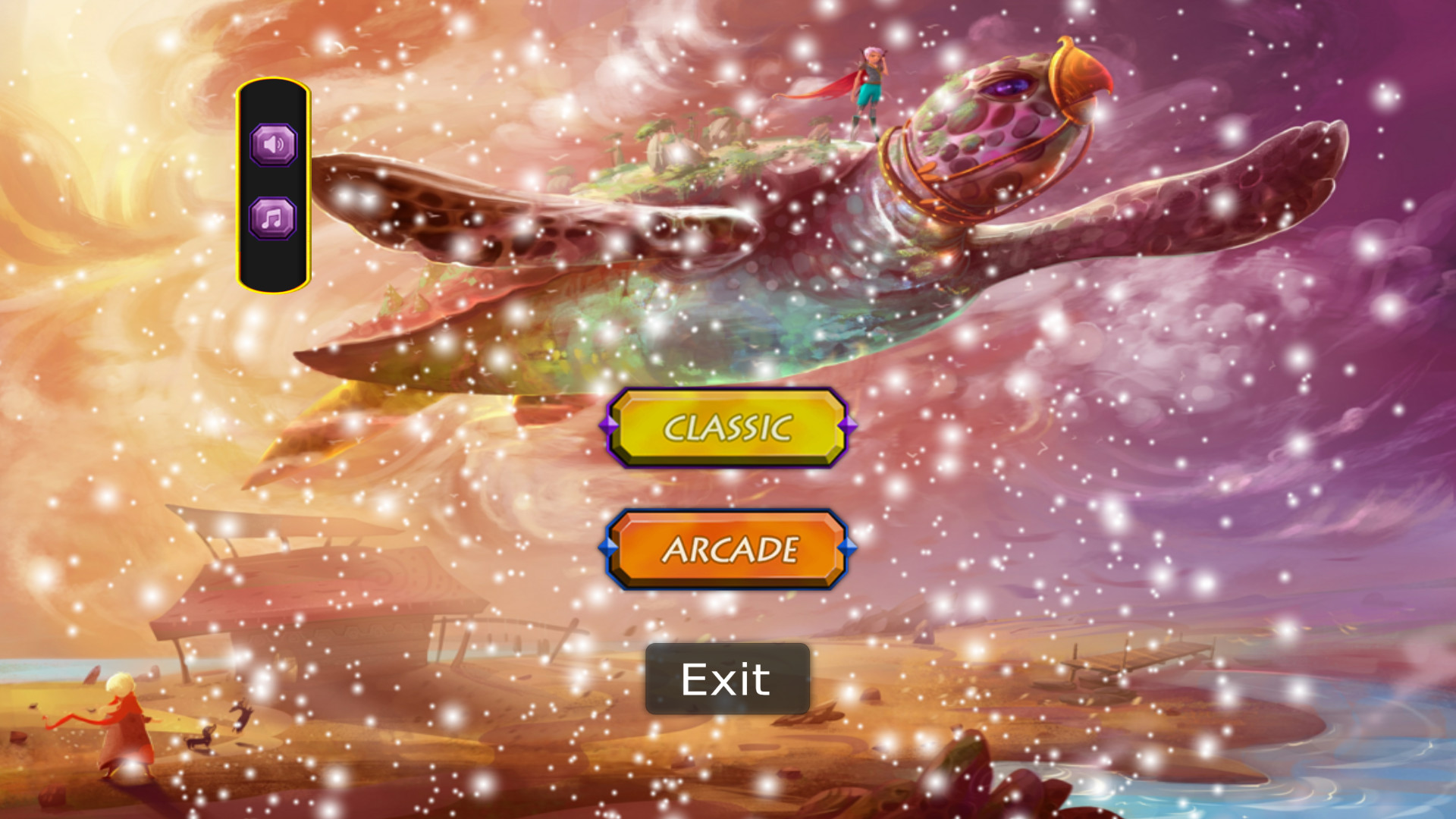 Изображение игры: The Flying Turtle Jewel Quest