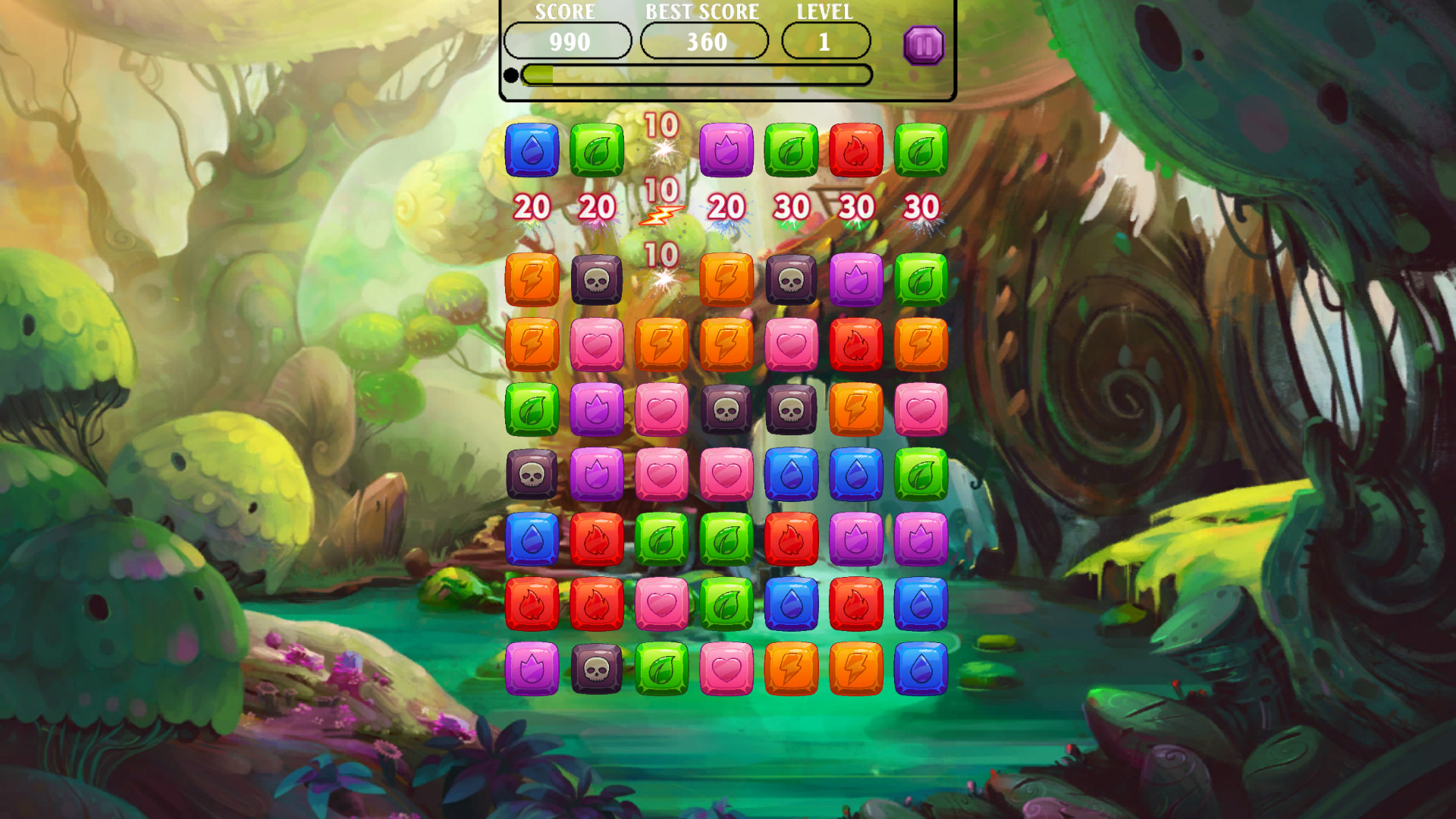 Изображение игры: The Flying Turtle Jewel Quest