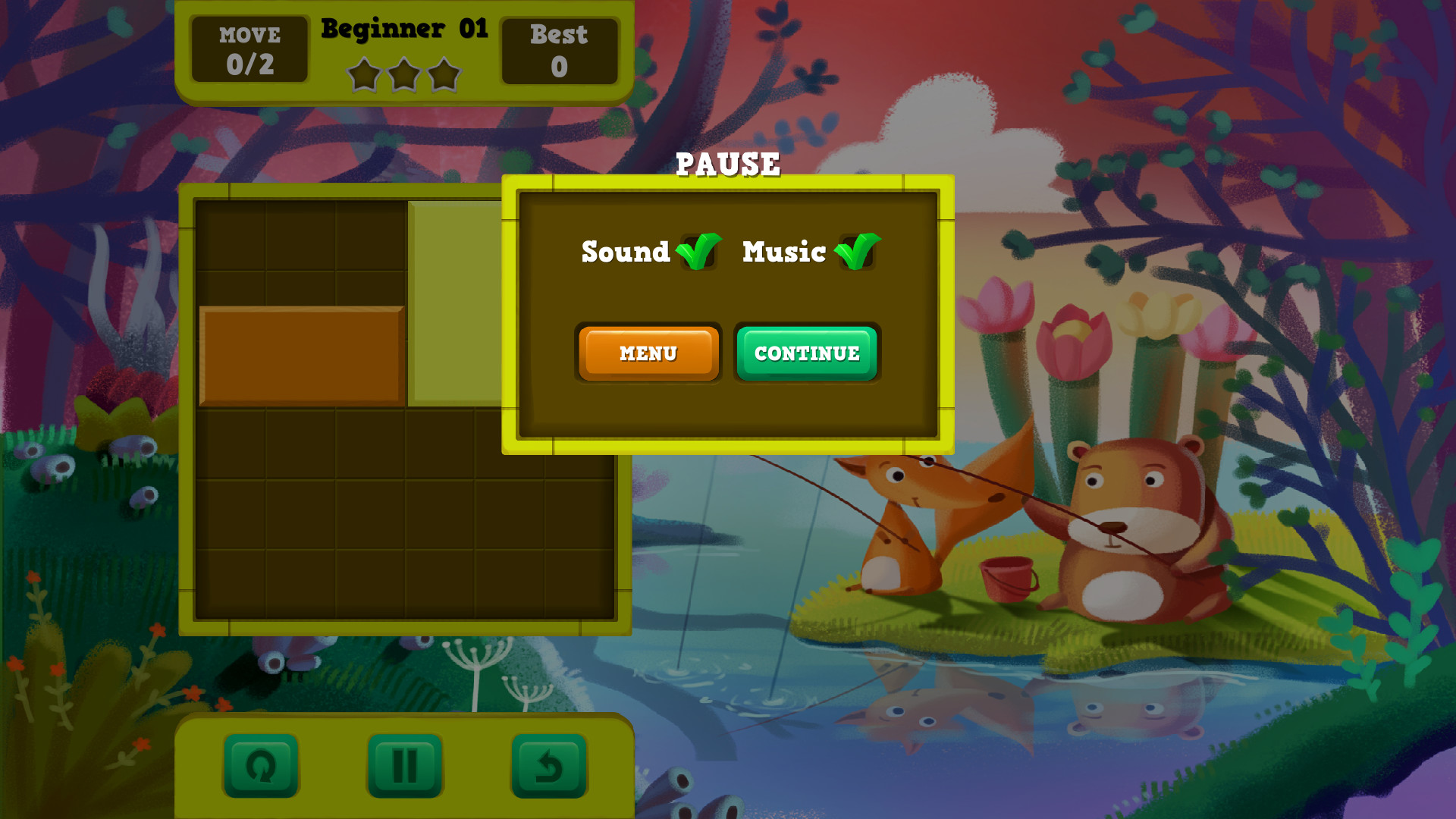Изображение игры: Sliding Blocks