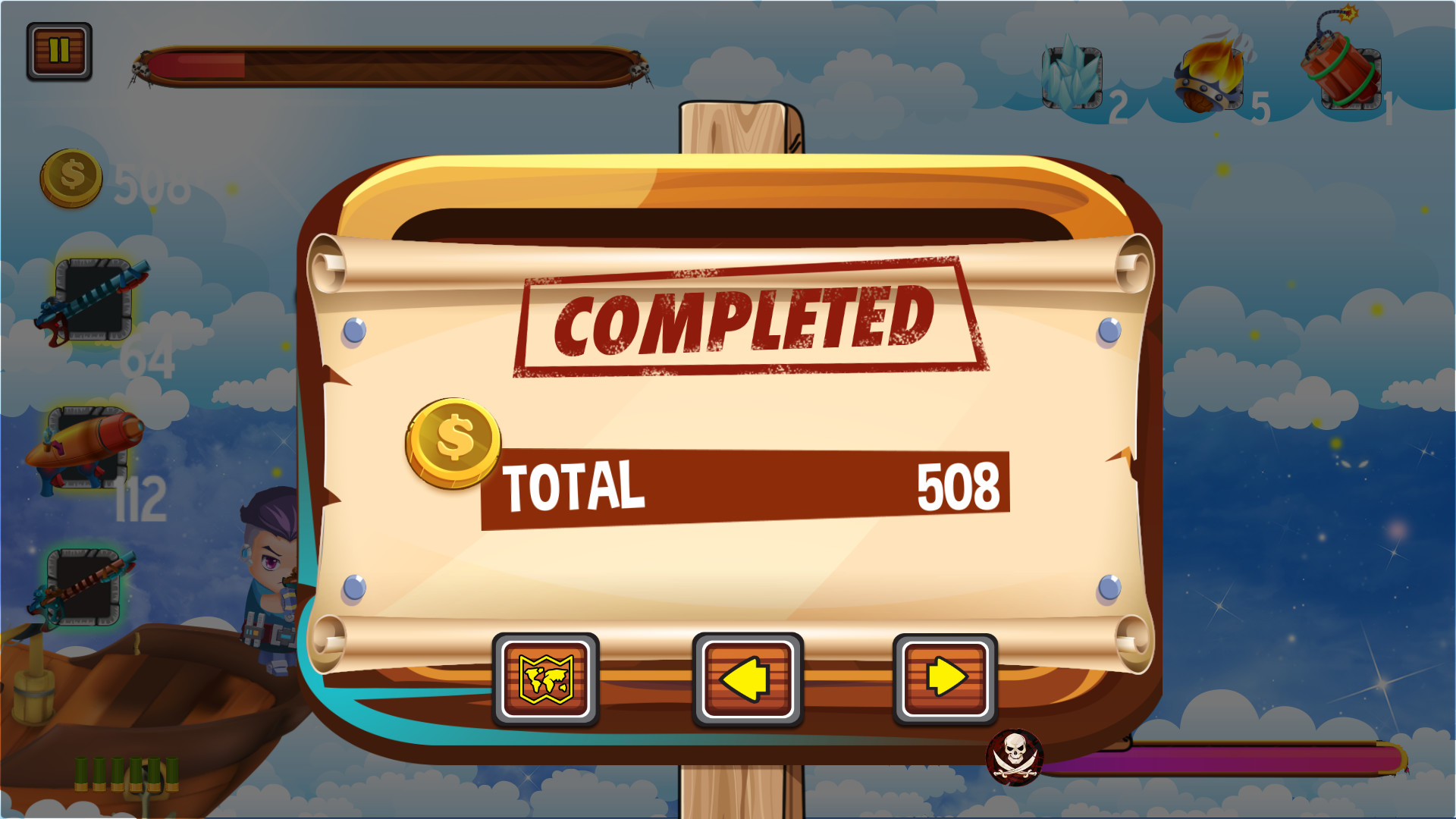 Изображение игры: Captain vs Sky Pirates