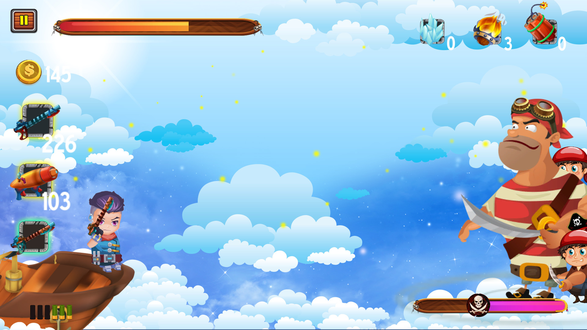 Изображение игры: Captain vs Sky Pirates