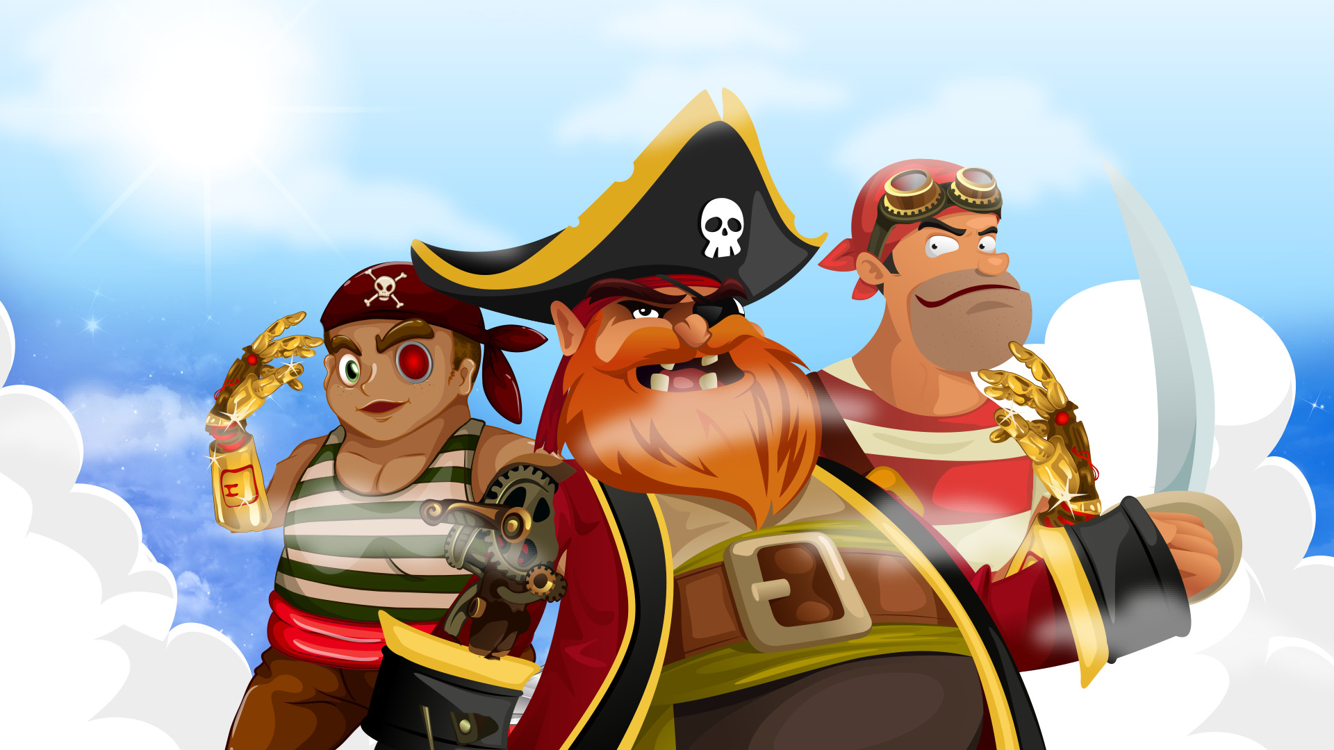 Изображение игры: Captain vs Sky Pirates
