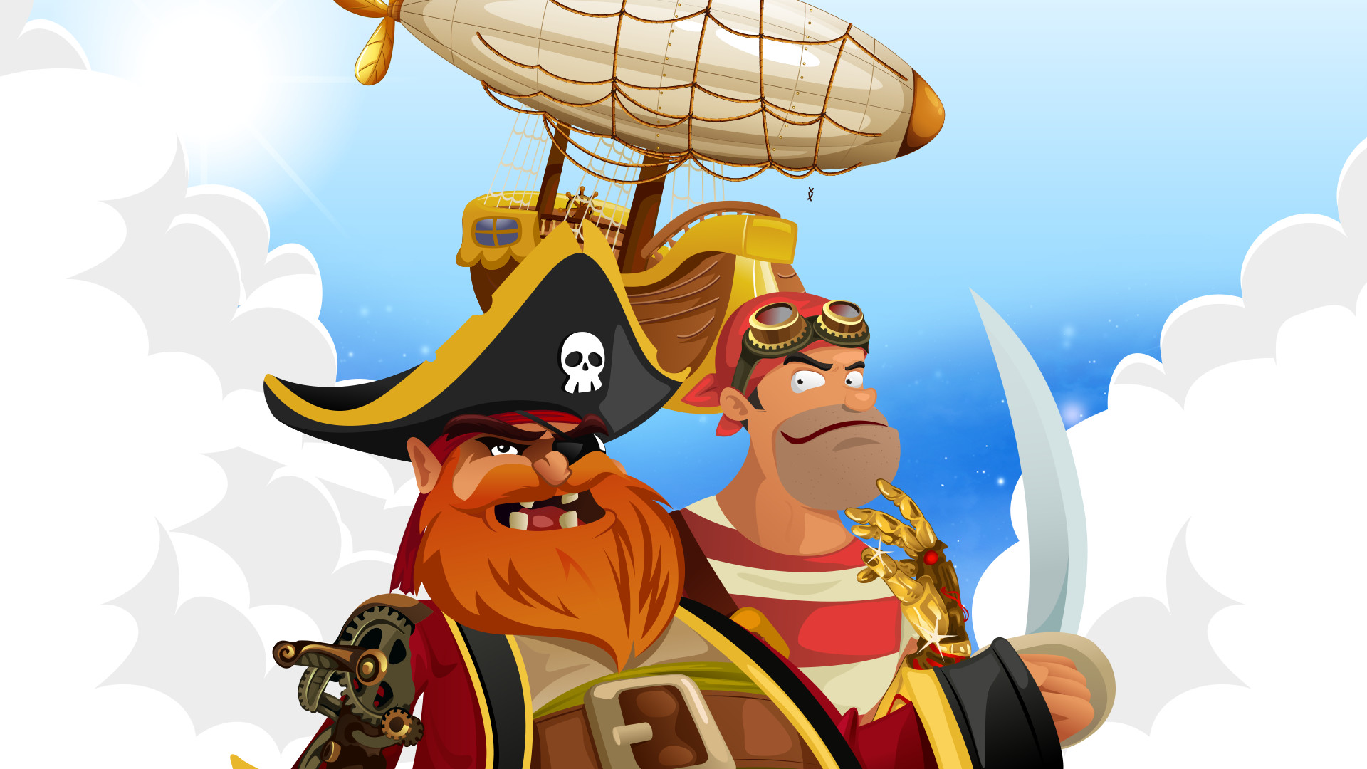 Изображение игры: Captain vs Sky Pirates