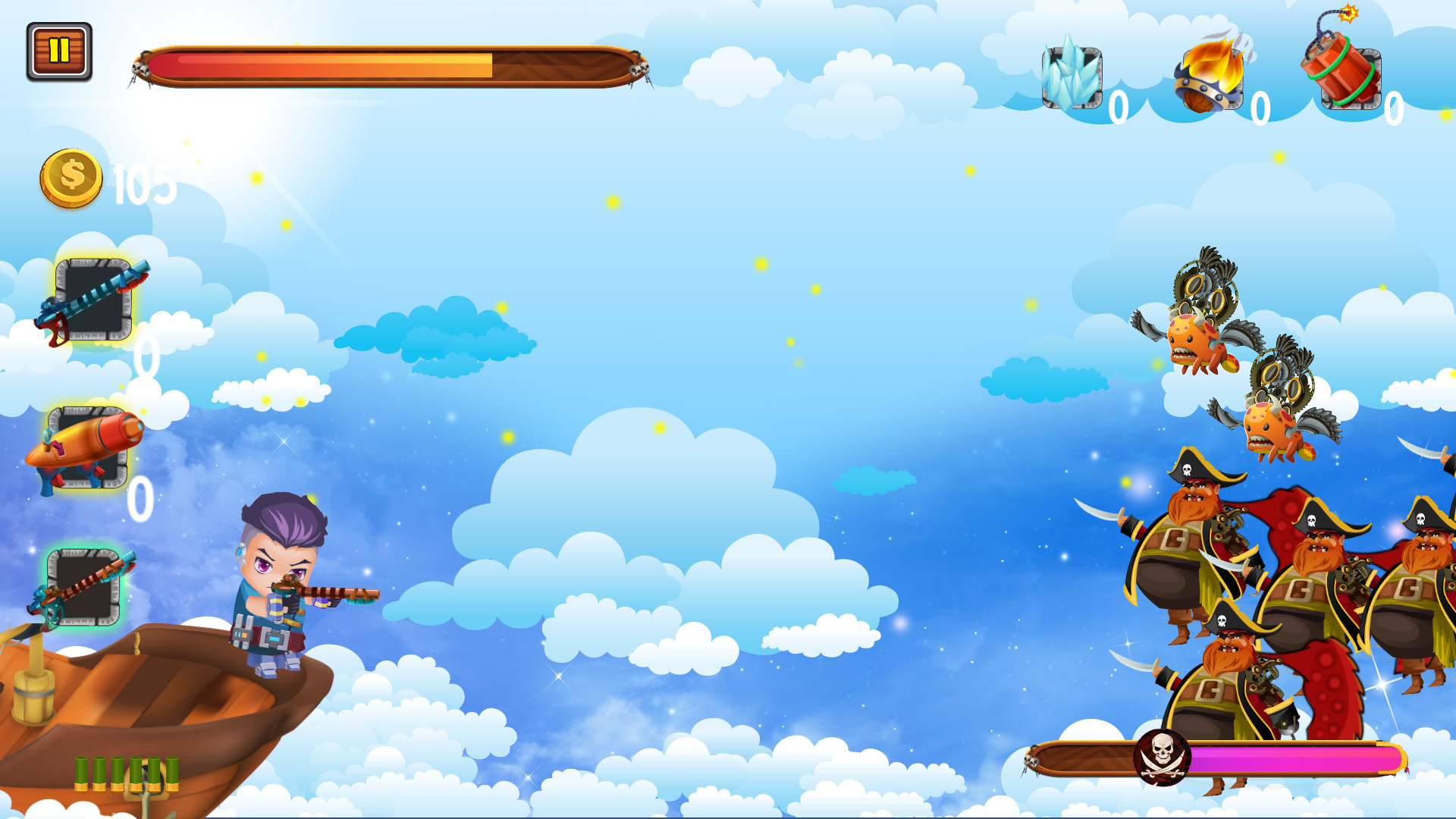 Изображение игры: Captain vs Sky Pirates