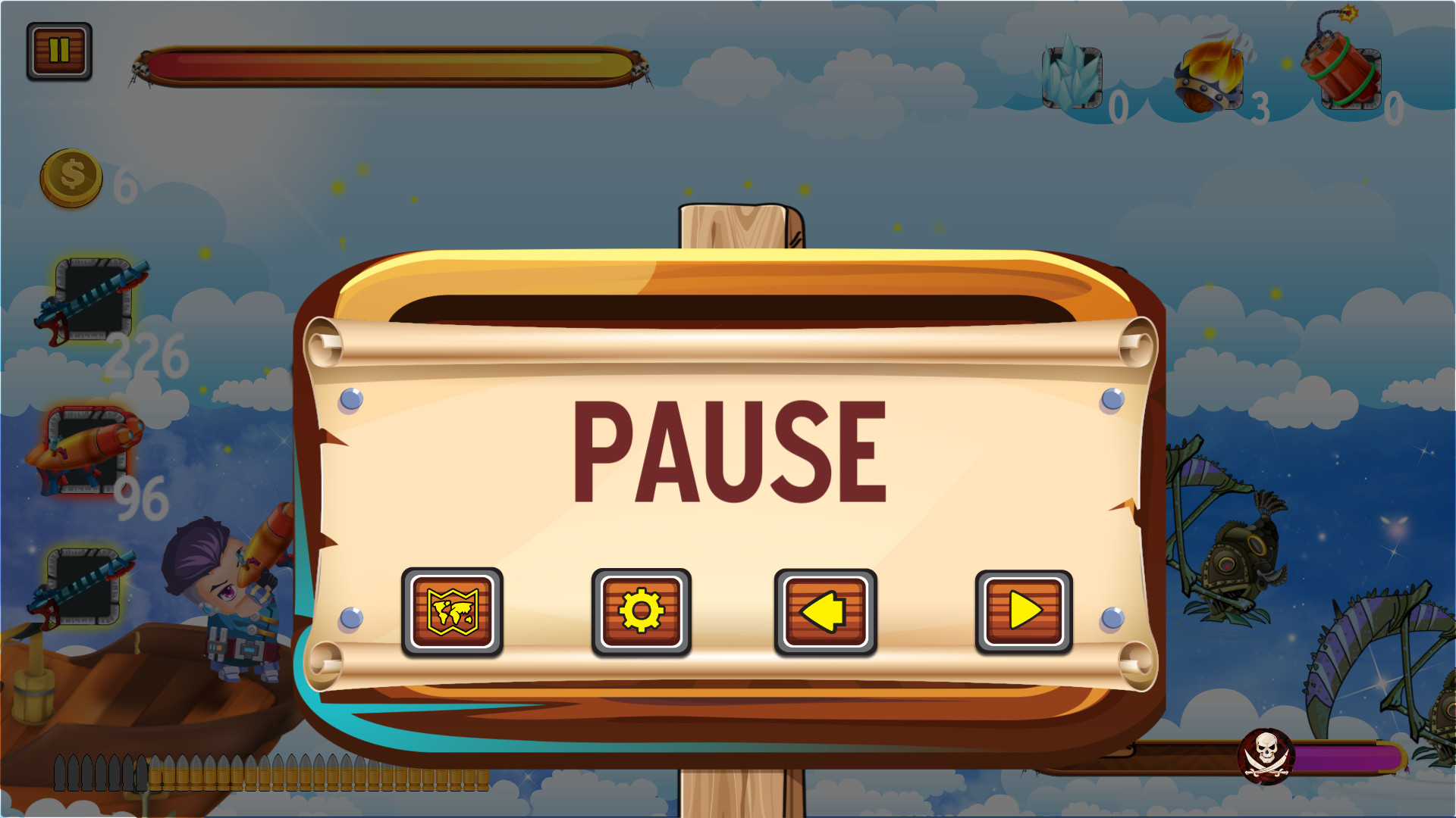 Изображение игры: Captain vs Sky Pirates