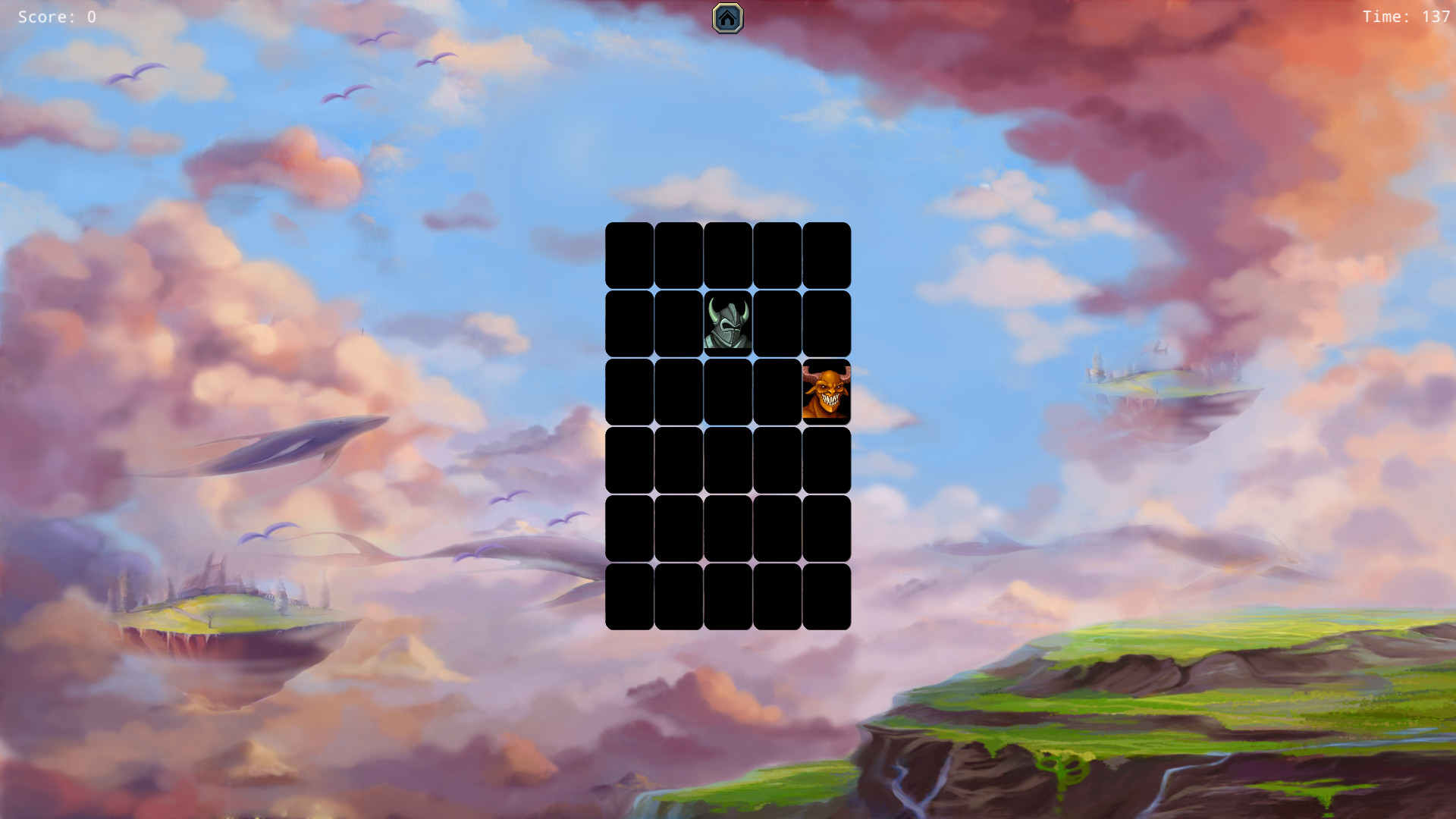 Изображение игры: Food Monster and Animals Memory Match