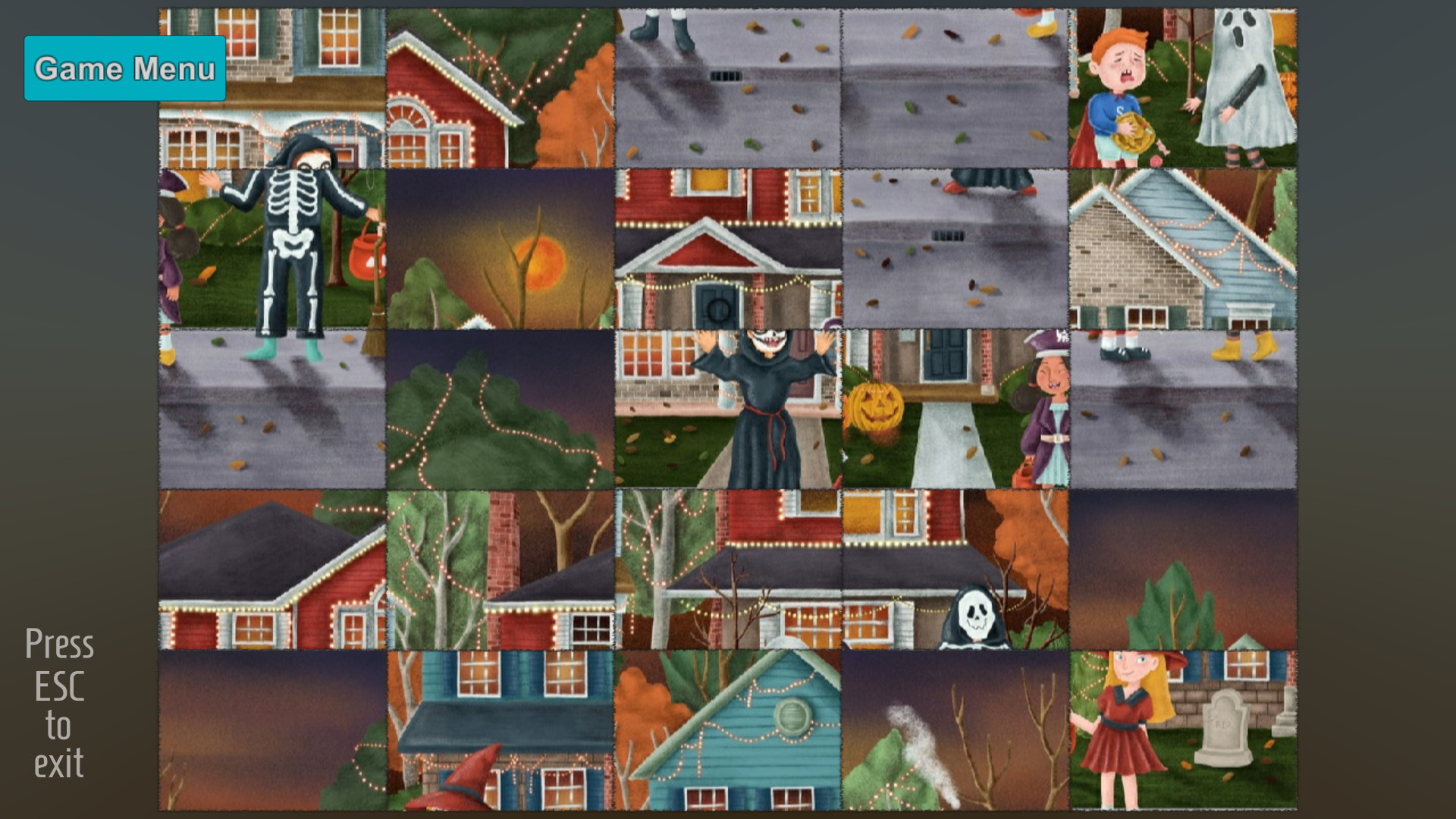 Изображение игры: Halloween Puzzles
