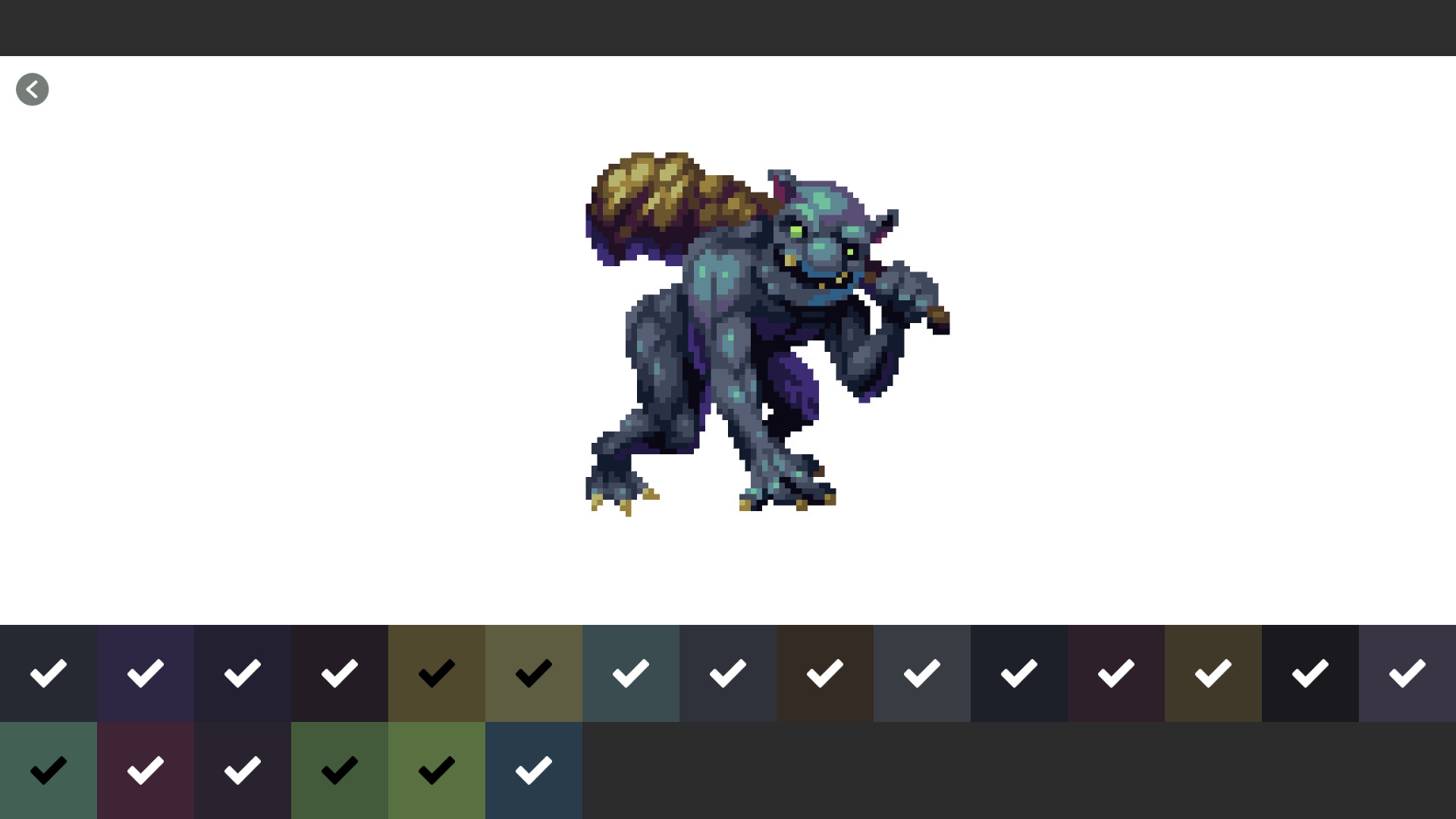 Изображение игры: Pixel Art Monster - Color by Number