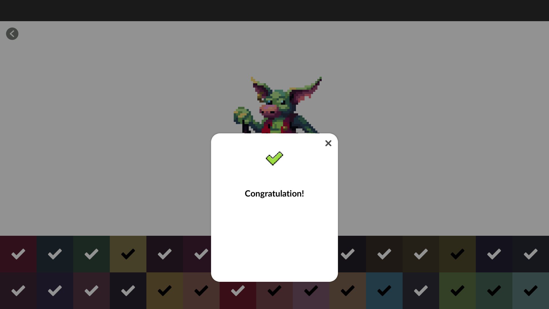 Изображение игры: Pixel Art Monster - Color by Number