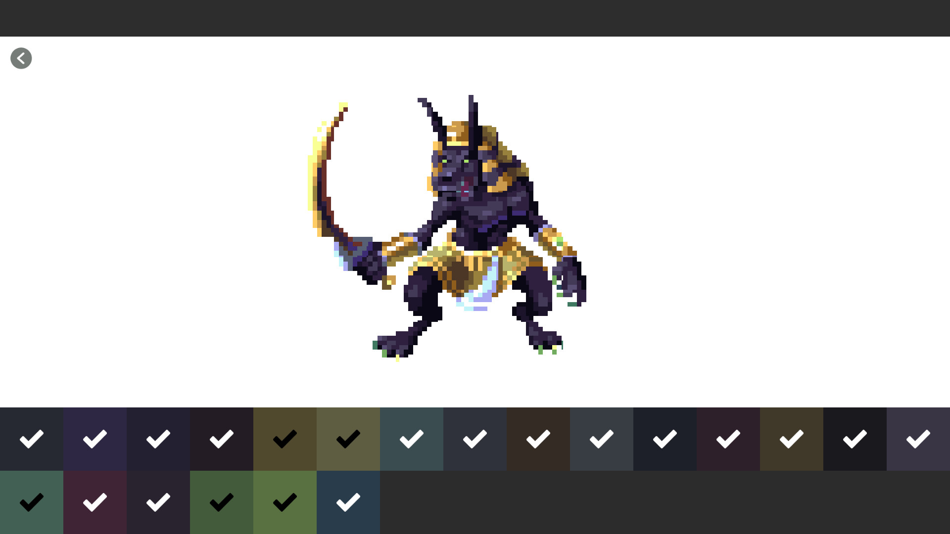 Изображение игры: Pixel Art Monster - Color by Number
