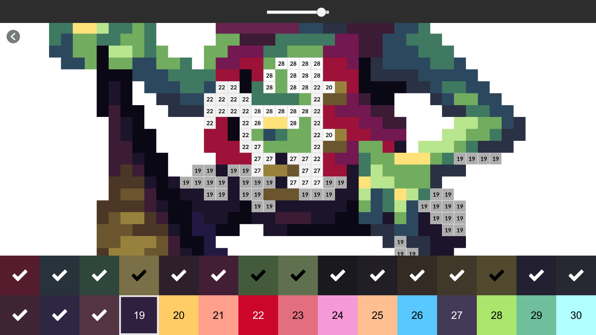 Изображение игры: Pixel Art Monster - Color by Number