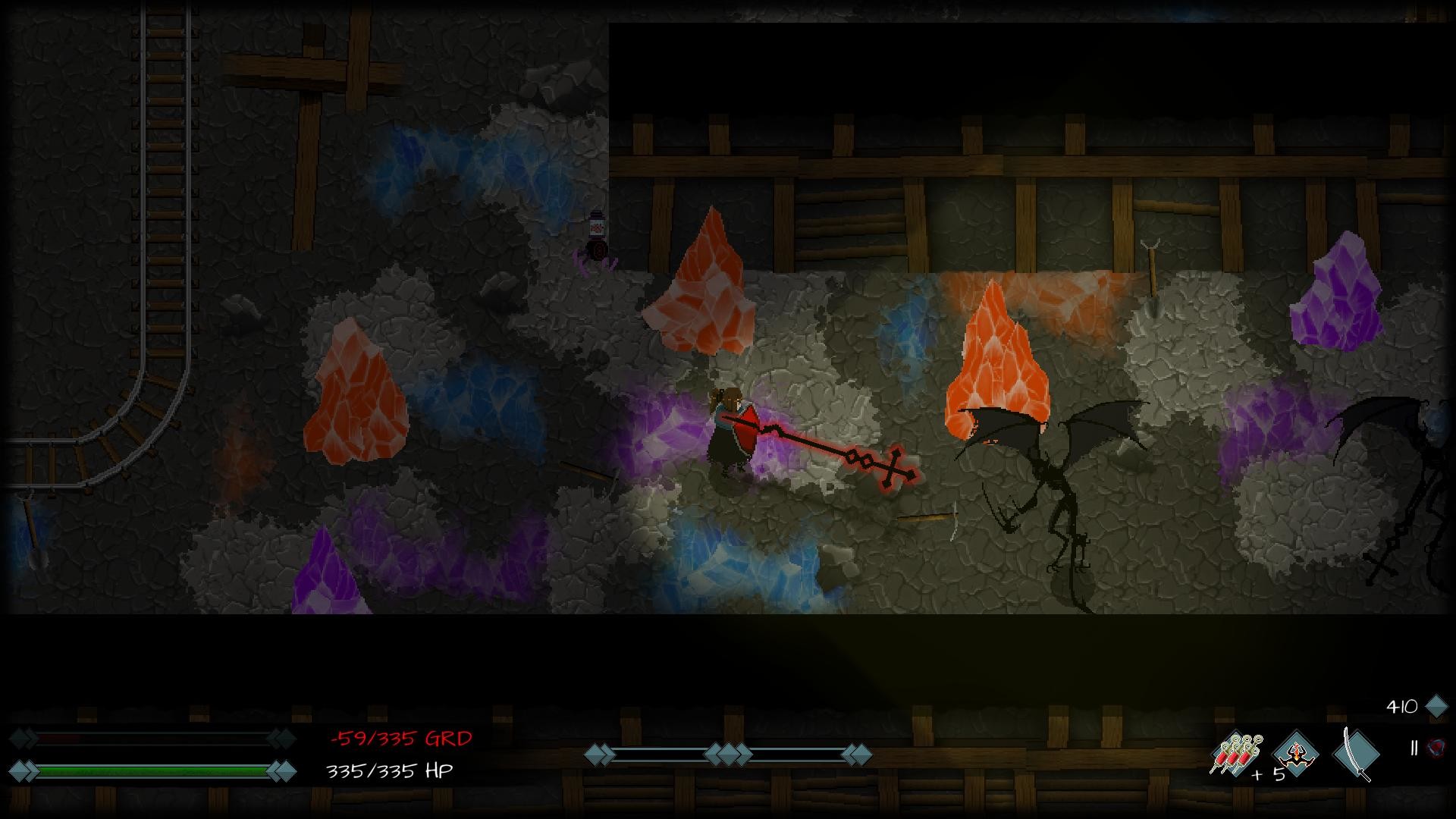 Изображение игры: Skautfold: Moonless Knight
