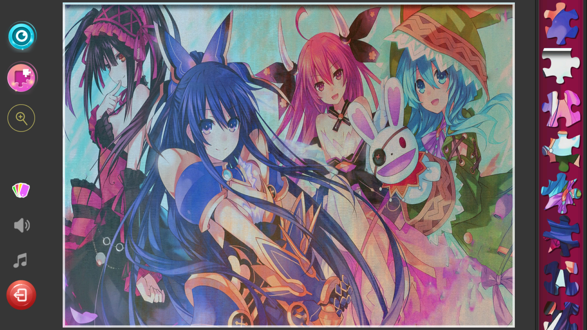 Изображение игры: Anime Girls Jigsaw Puzzles