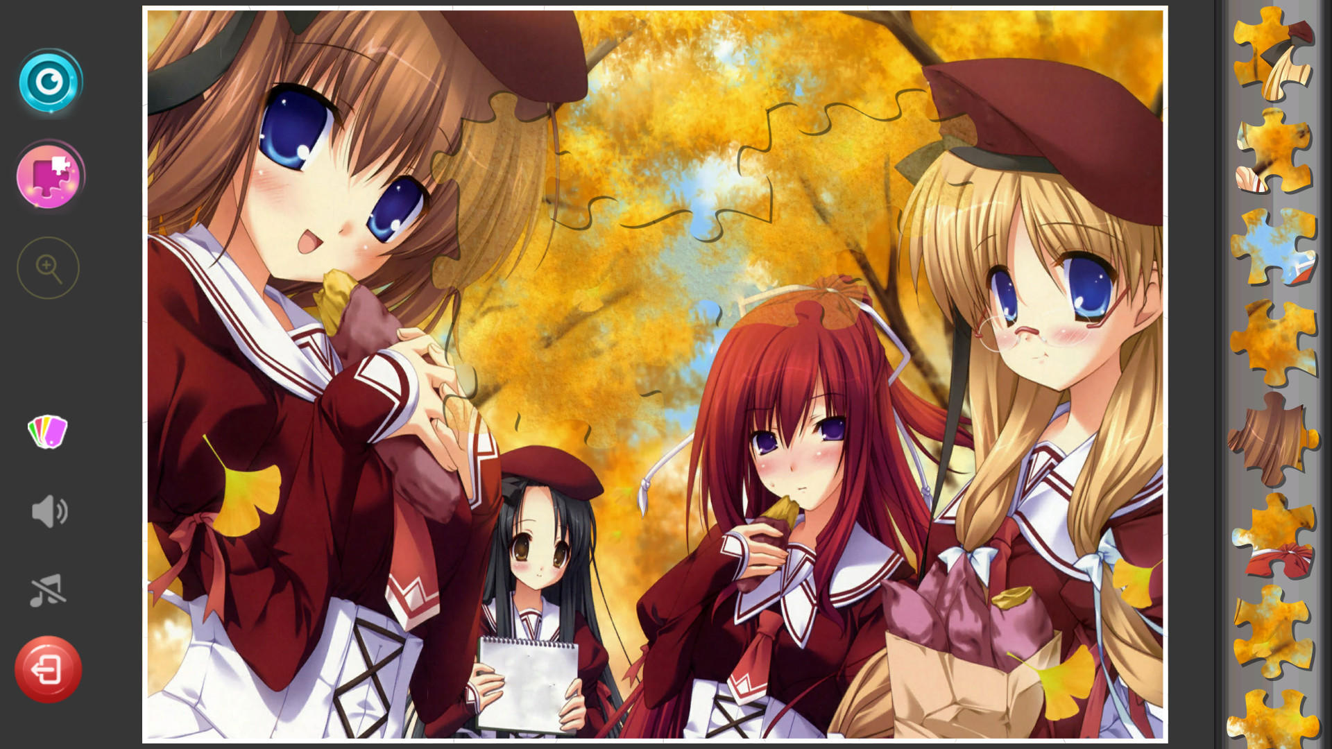 Изображение игры: Anime Girls Jigsaw Puzzles