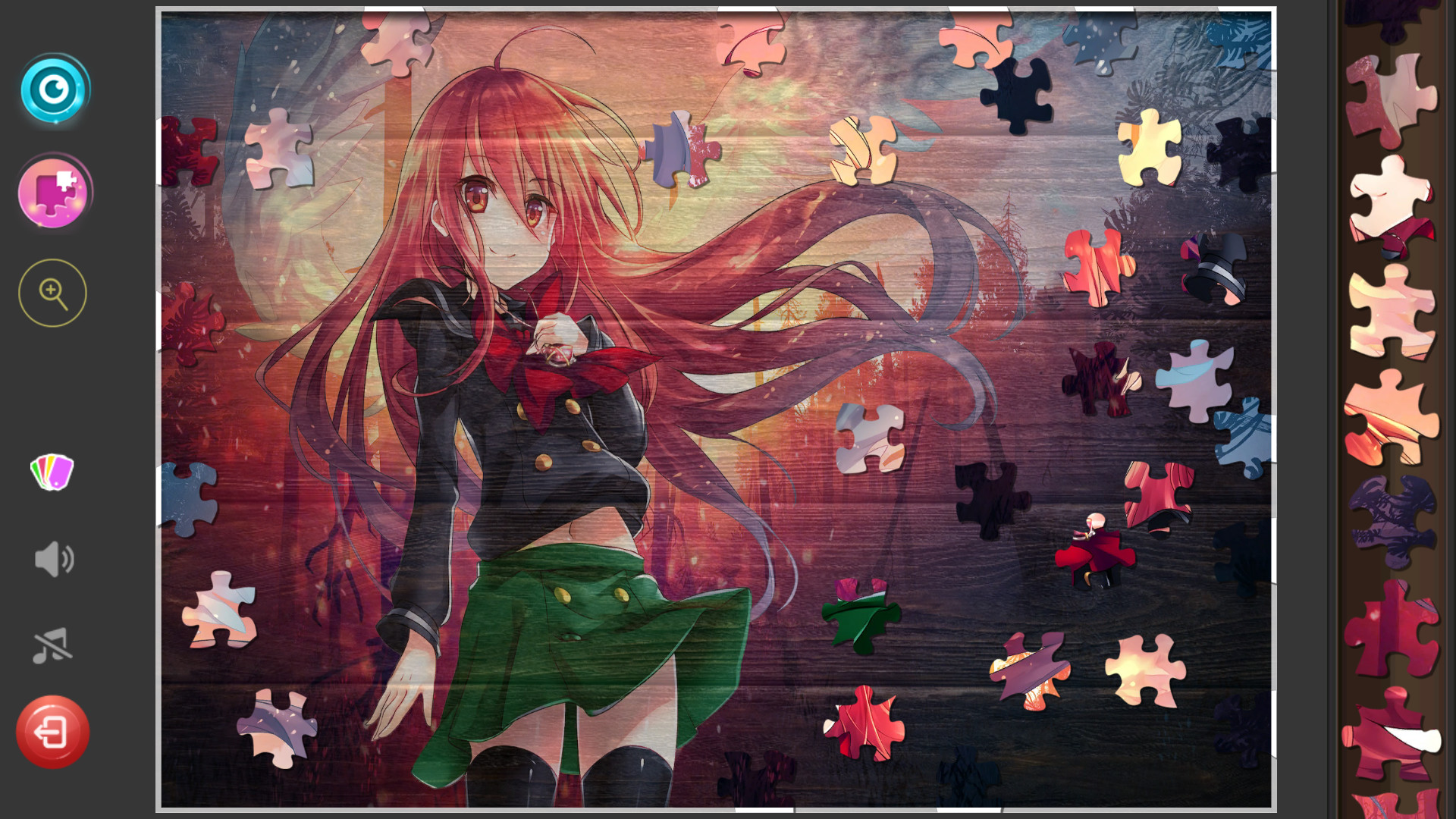 Изображение игры: Anime Girls Jigsaw Puzzles