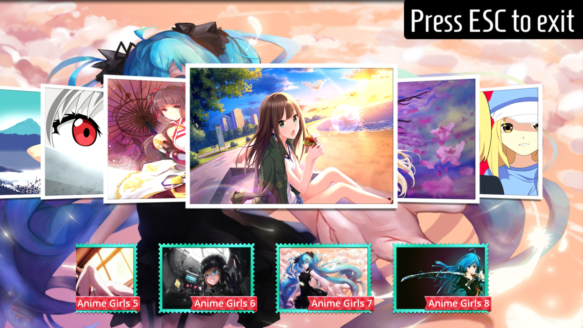 Изображение игры: Anime Girls Jigsaw Puzzles