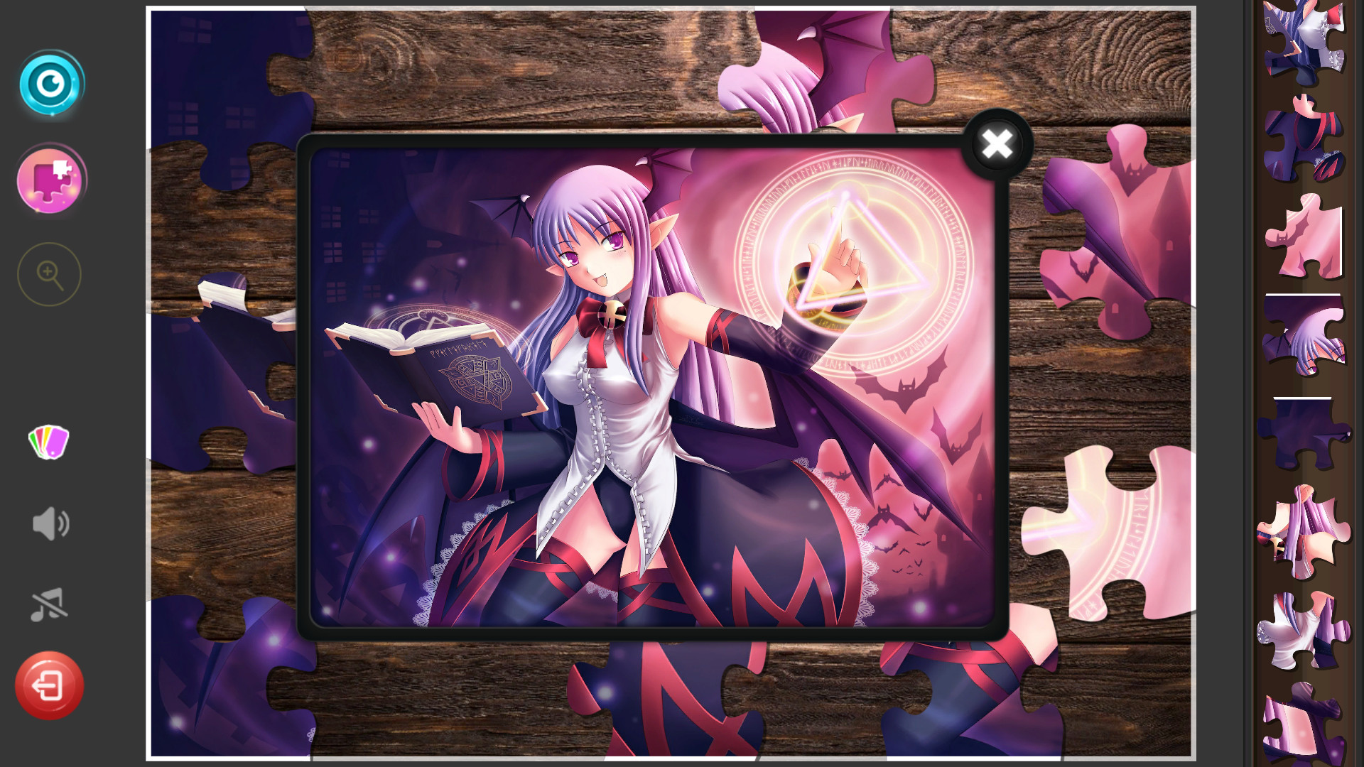 Изображение игры: Anime Girls Jigsaw Puzzles