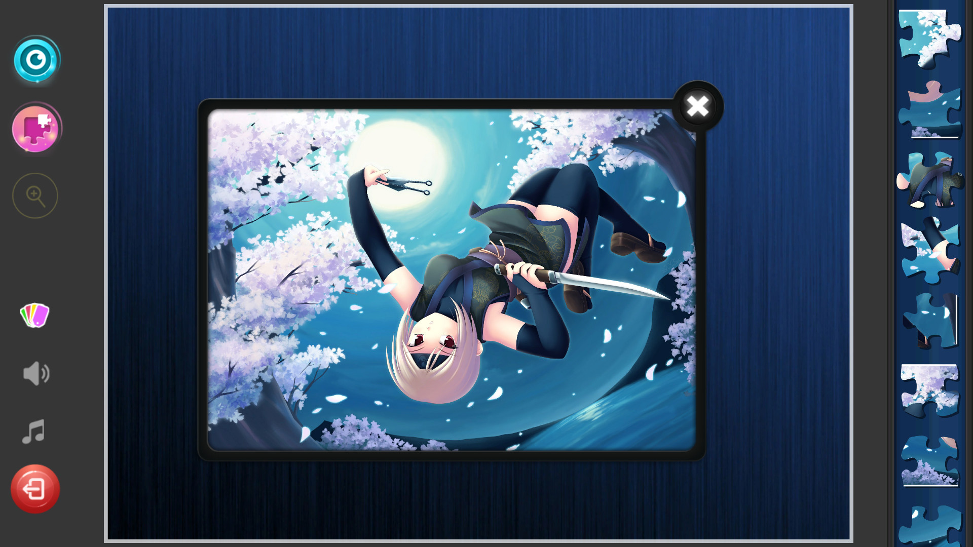 Изображение игры: Anime Girls Jigsaw Puzzles