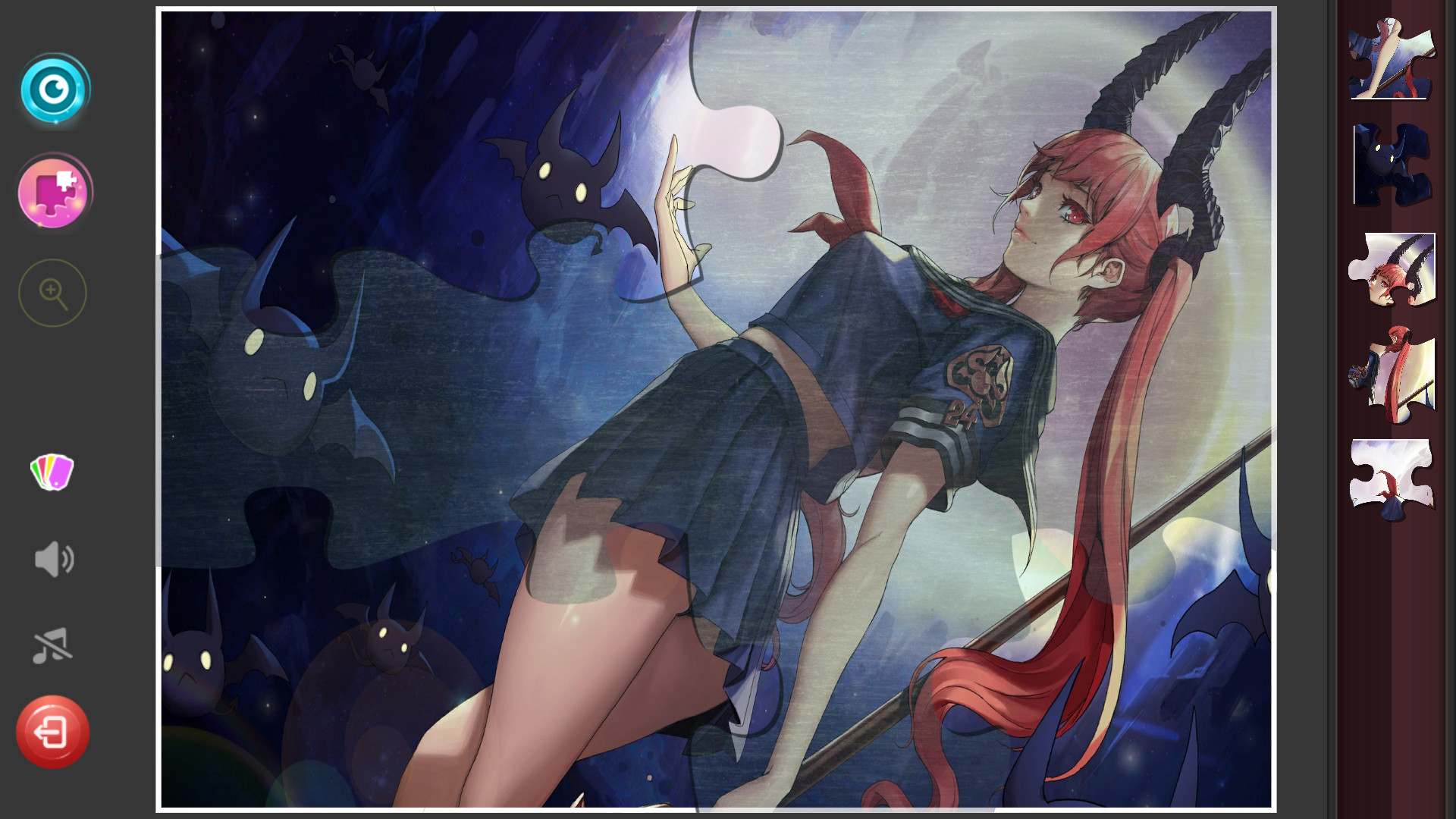 Изображение игры: Anime Girls Jigsaw Puzzles