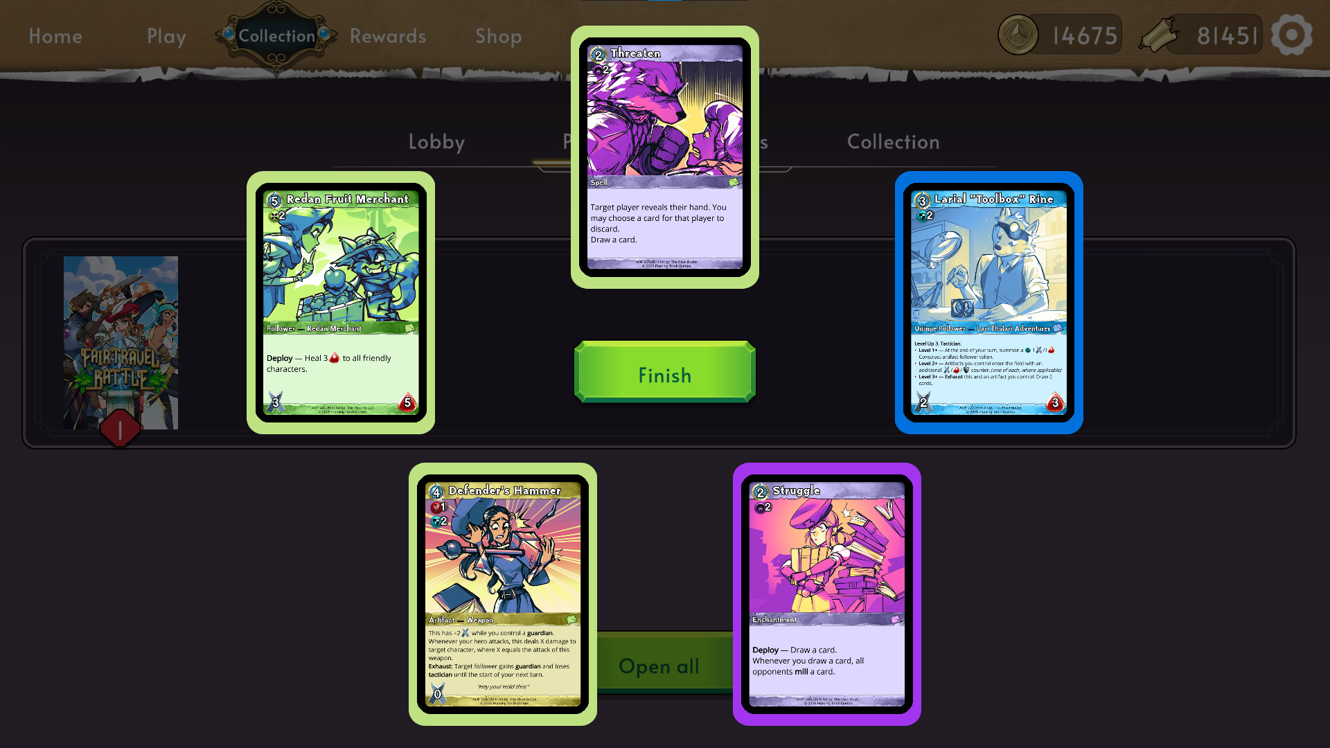 Изображение игры: Fairtravel Battle CCG