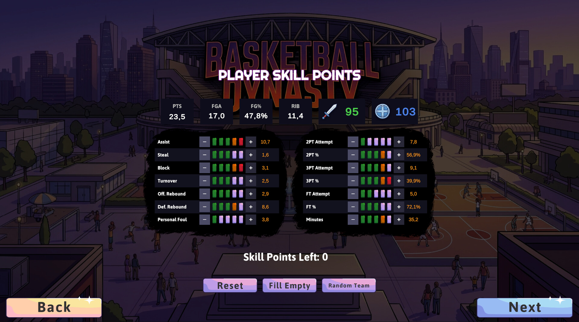 Изображение игры: Basketball Dynasty