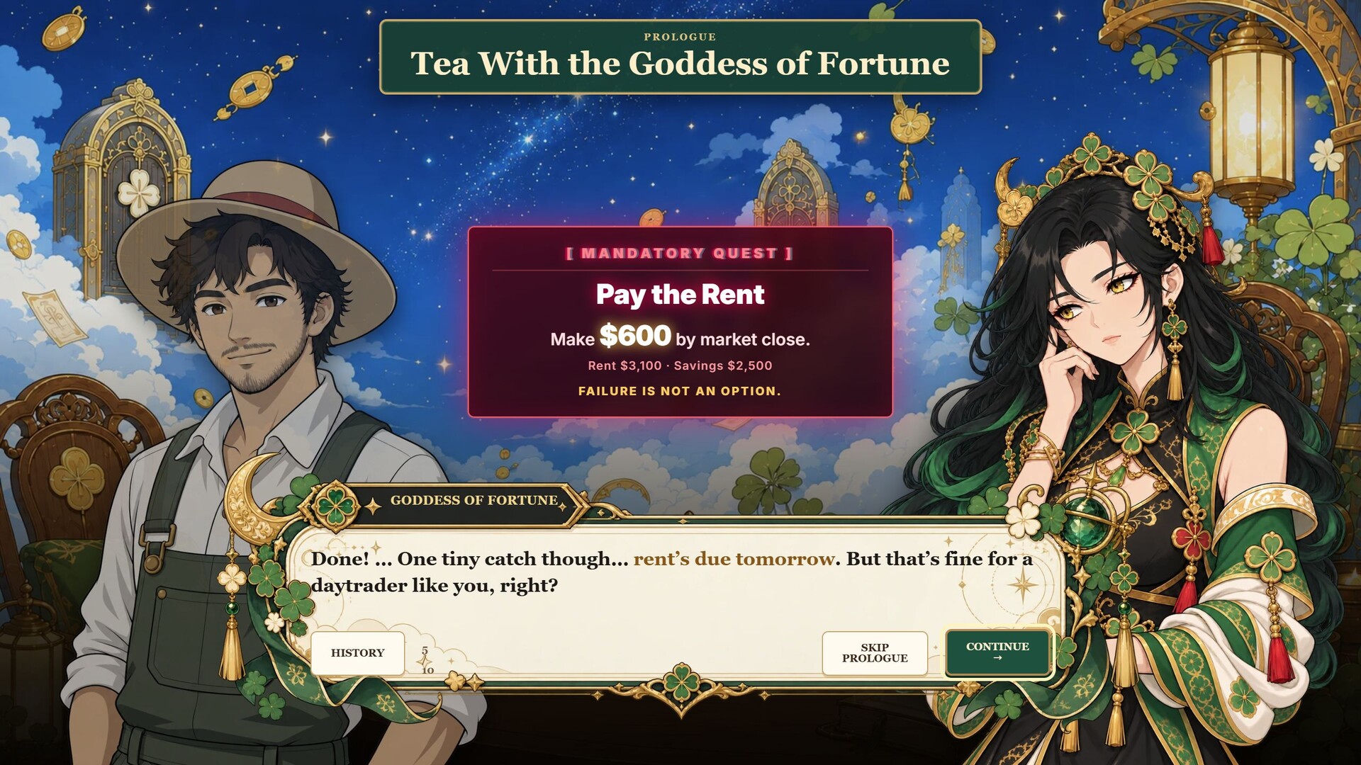 Изображение игры: A Little Leverage - Isekai Daytrader