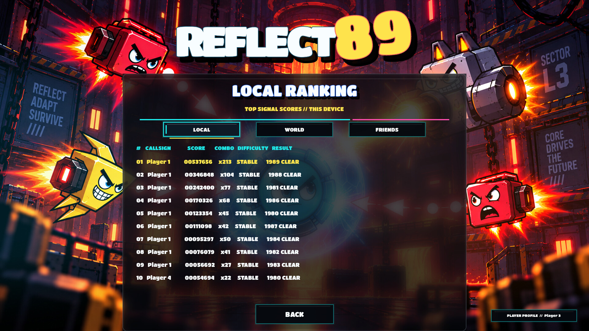 Изображение игры: REFLECT89