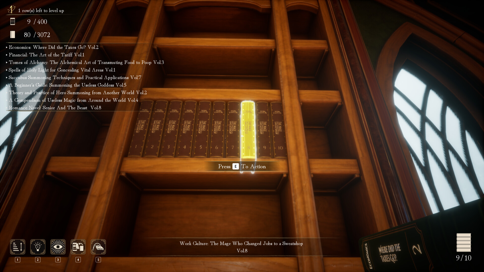 Изображение игры: Librarian: Tidy Up the Arcane Library!