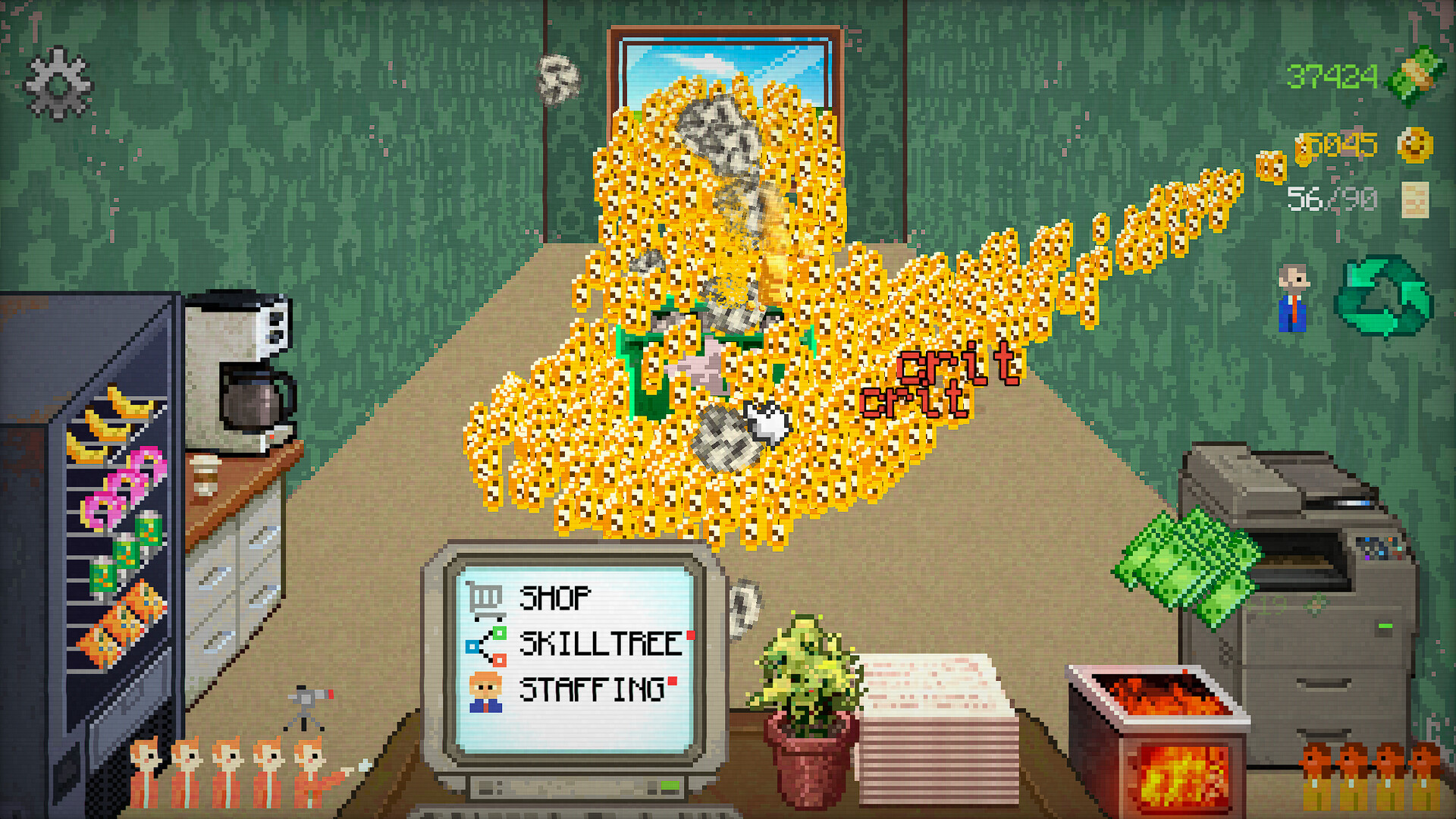 Изображение игры: Toss Office