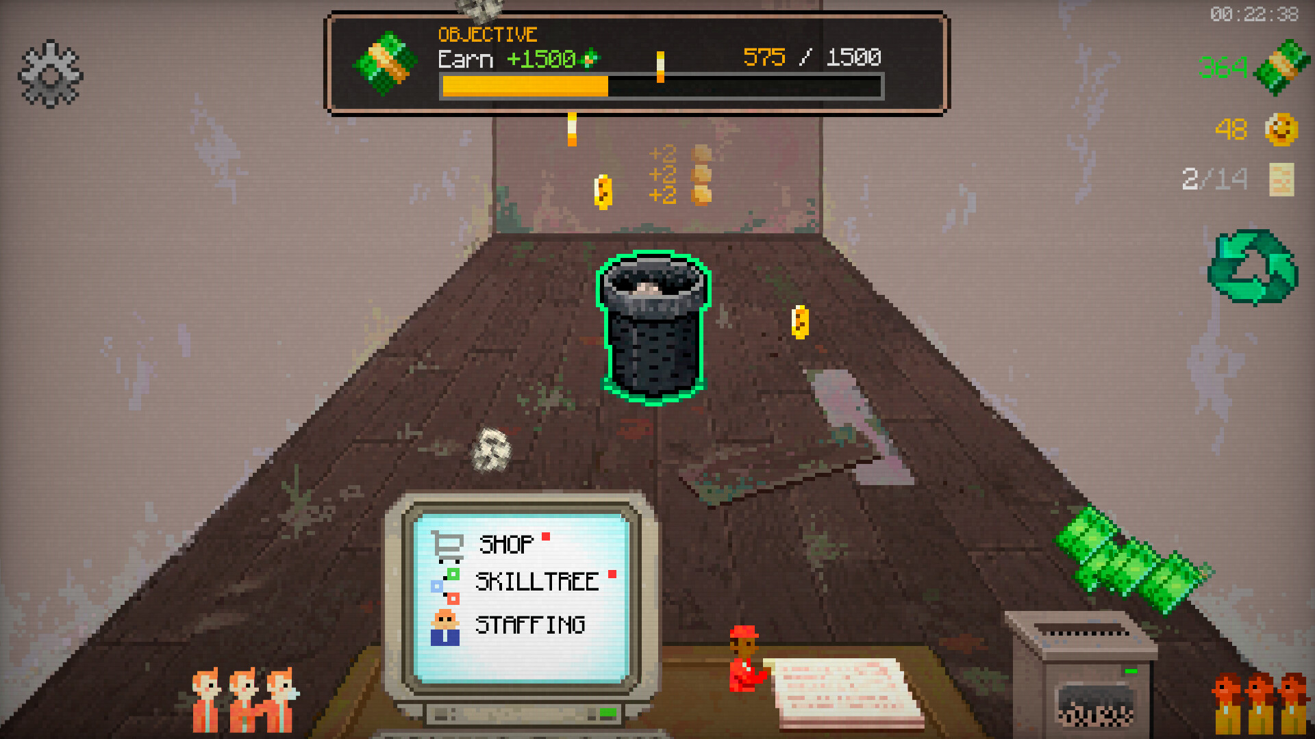 Изображение игры: Toss Office