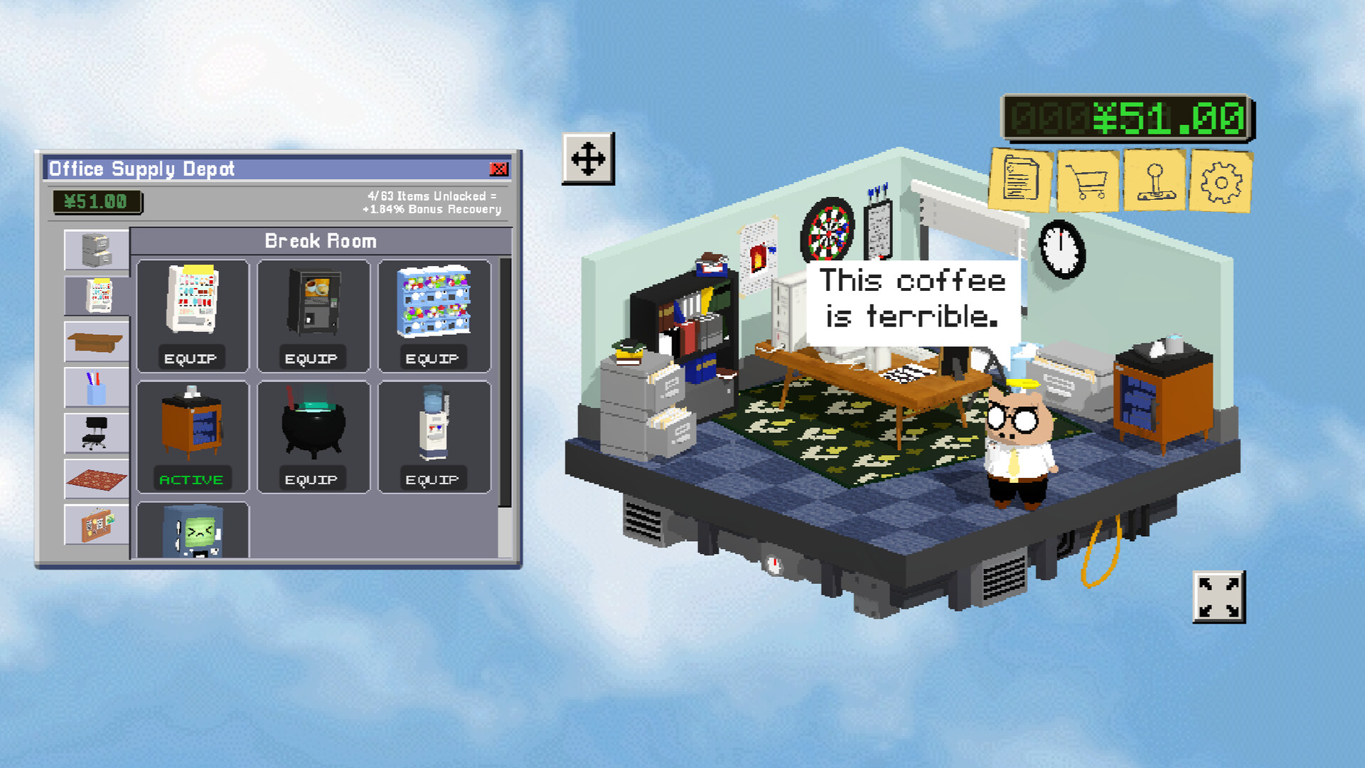 Изображение игры: Butaro's Overtime Office
