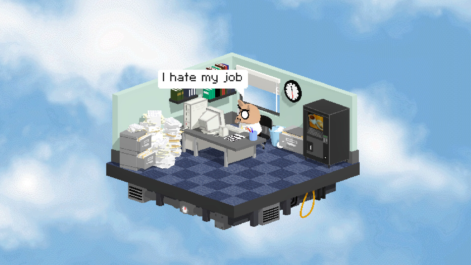 Изображение игры: Butaro's Overtime Office