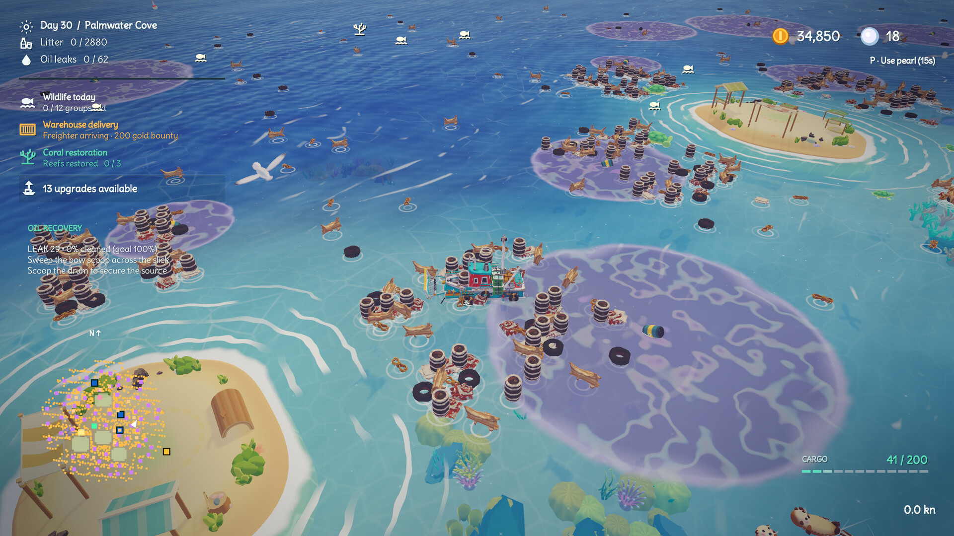 Изображение игры: Clean Tides