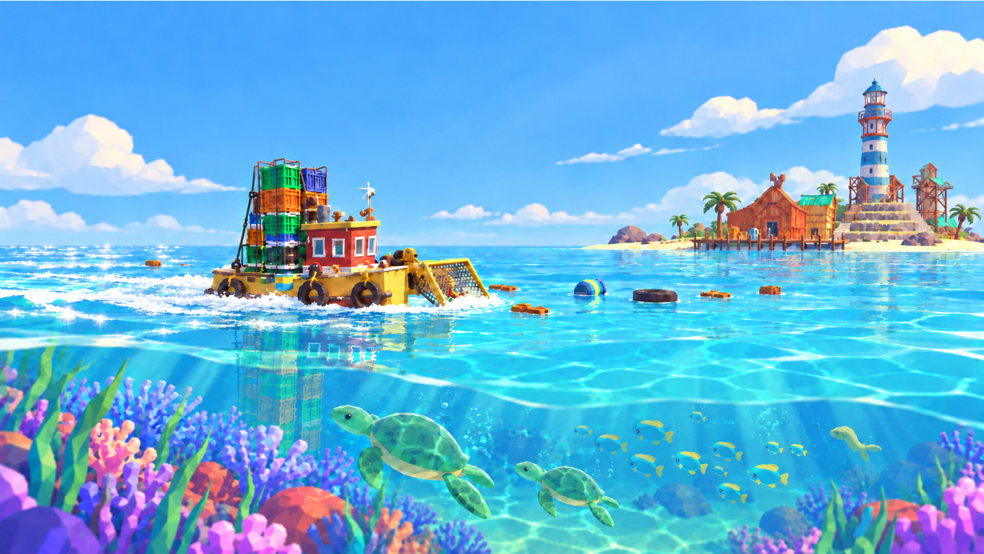Изображение игры: Clean Tides