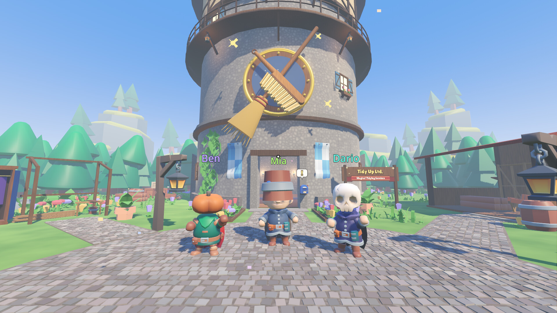 Изображение игры: Tidy Up Ltd.: A Cozy Co-op Cleanup